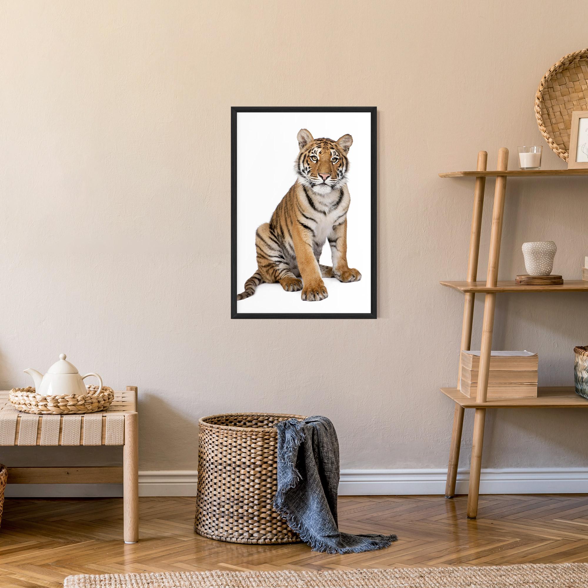 Poster Înrămat Baby Tiger mockup 9