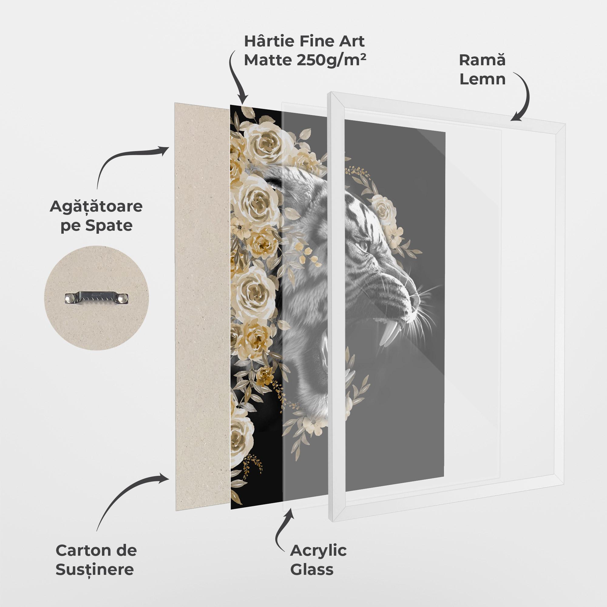 Poster Înrămat Gentle Power mockup 1