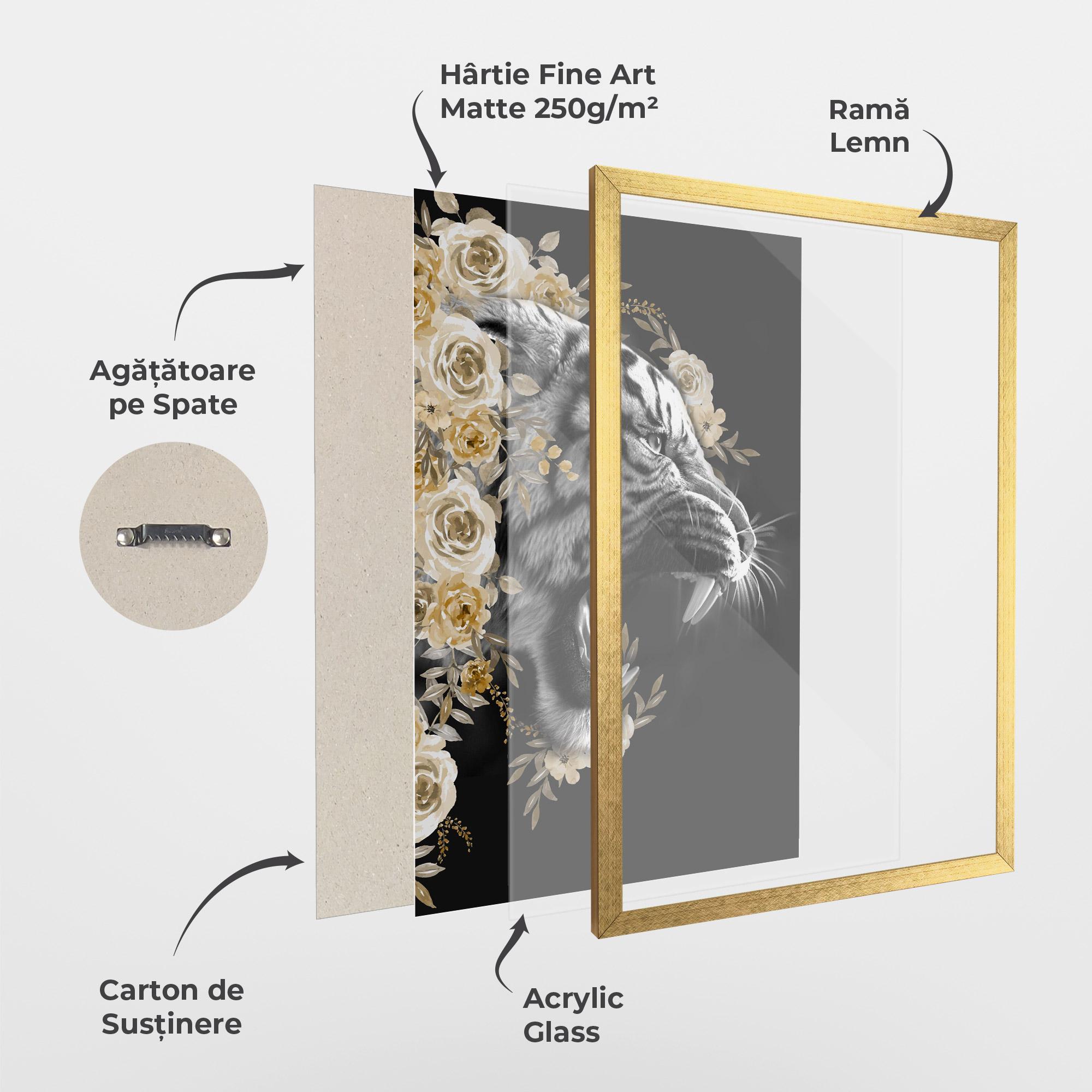 Poster Înrămat Gentle Power mockup 1