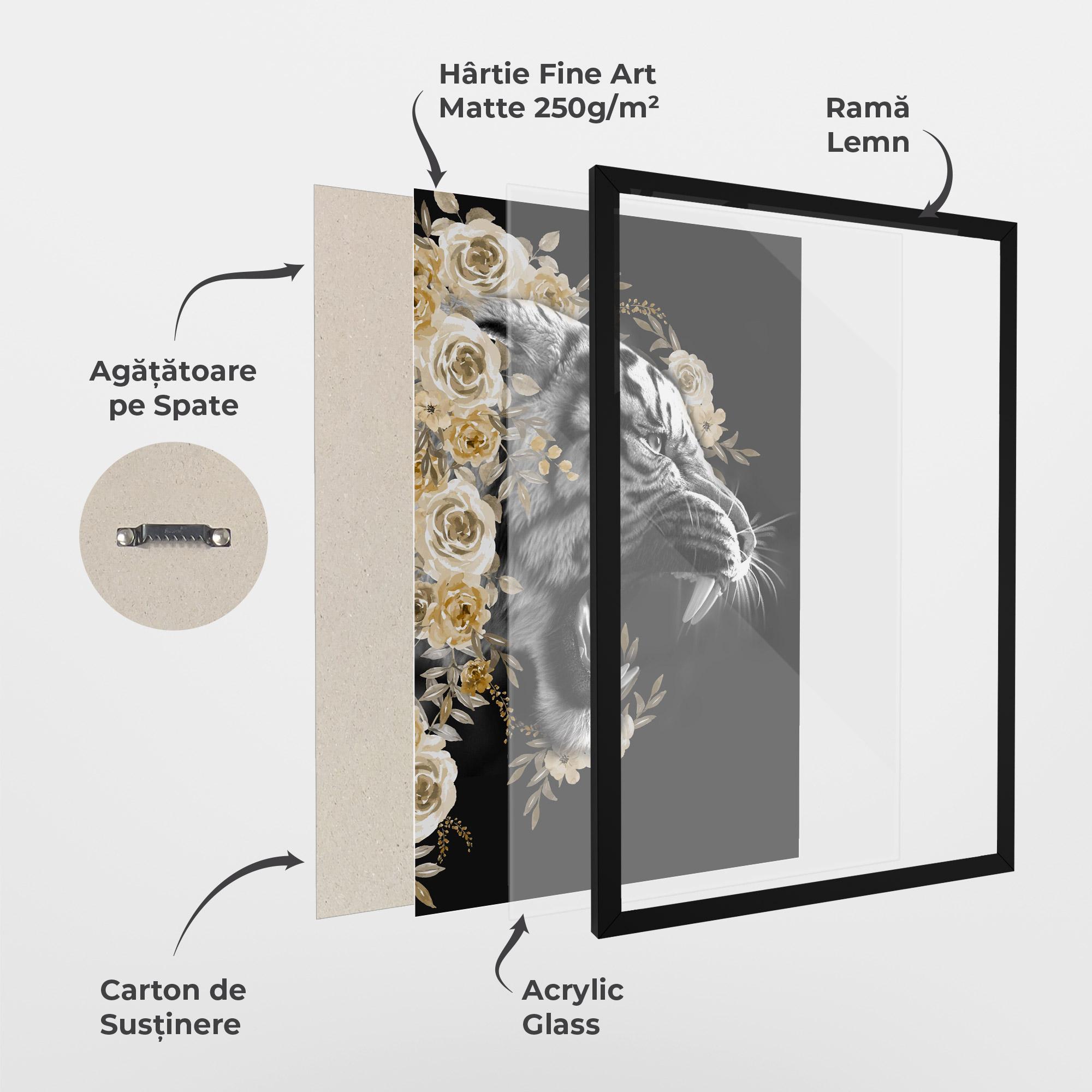 Poster Înrămat Gentle Power mockup 1