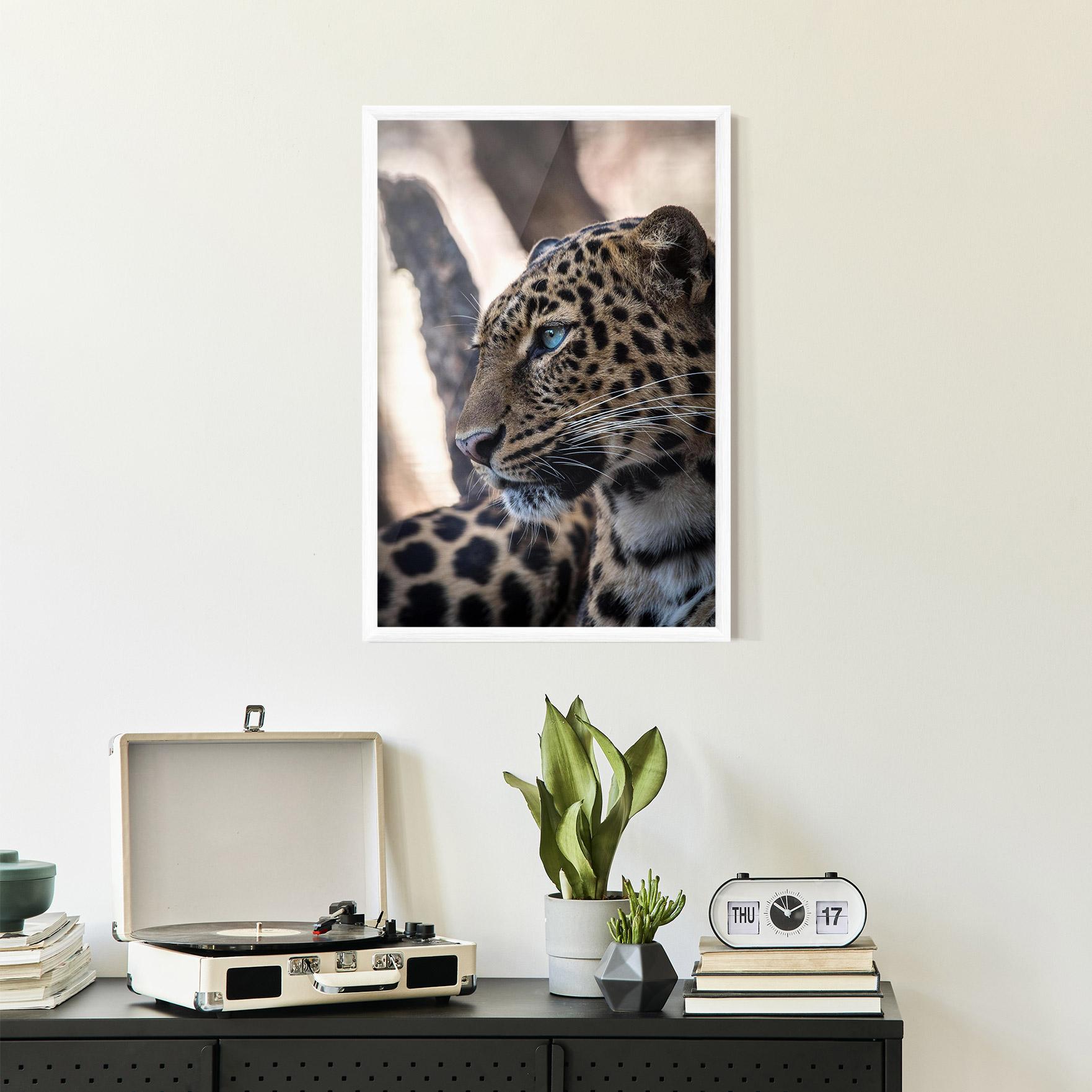 Poster Înrămat Blue Tiger mockup 2