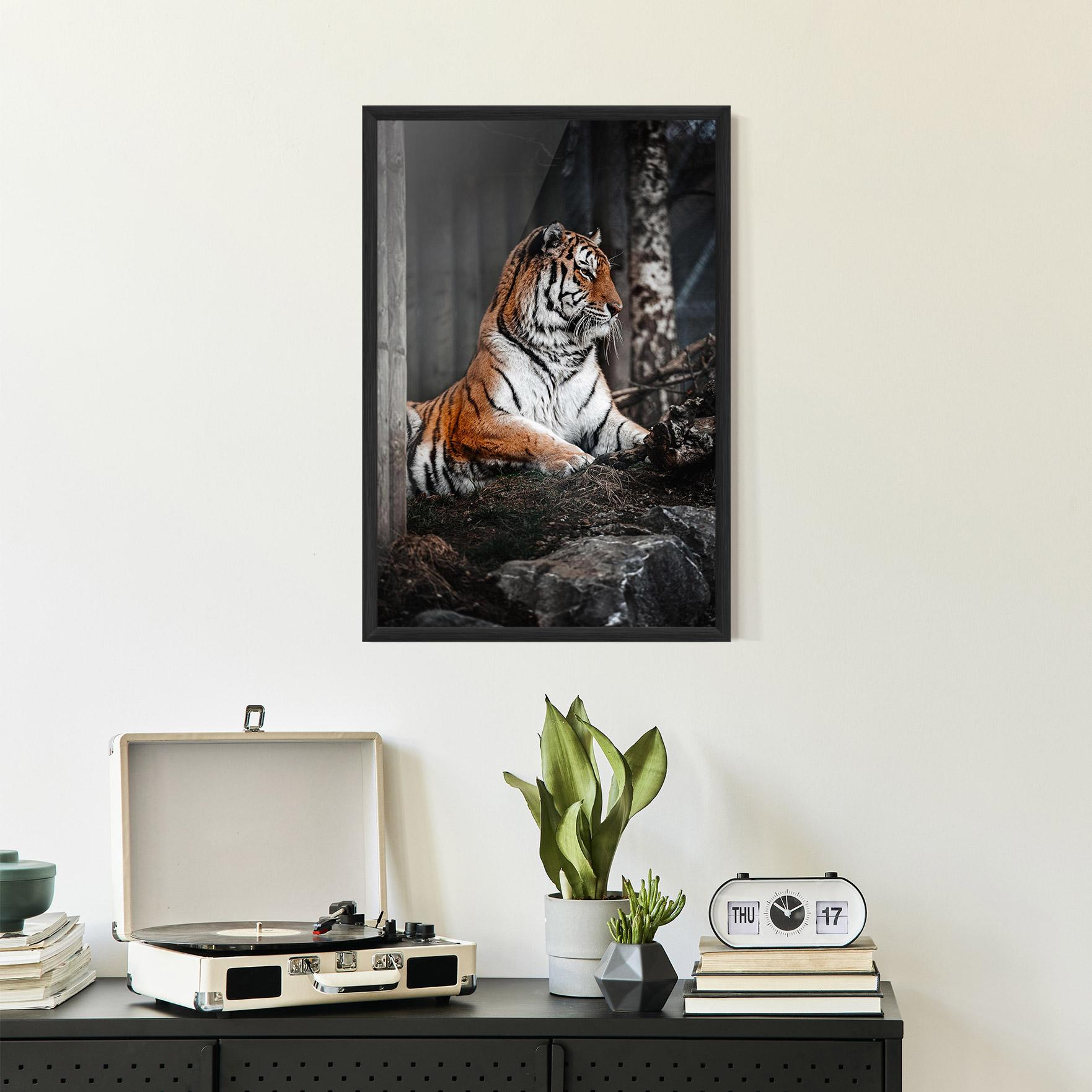 Poster Înrămat Forest Tiger mockup 2