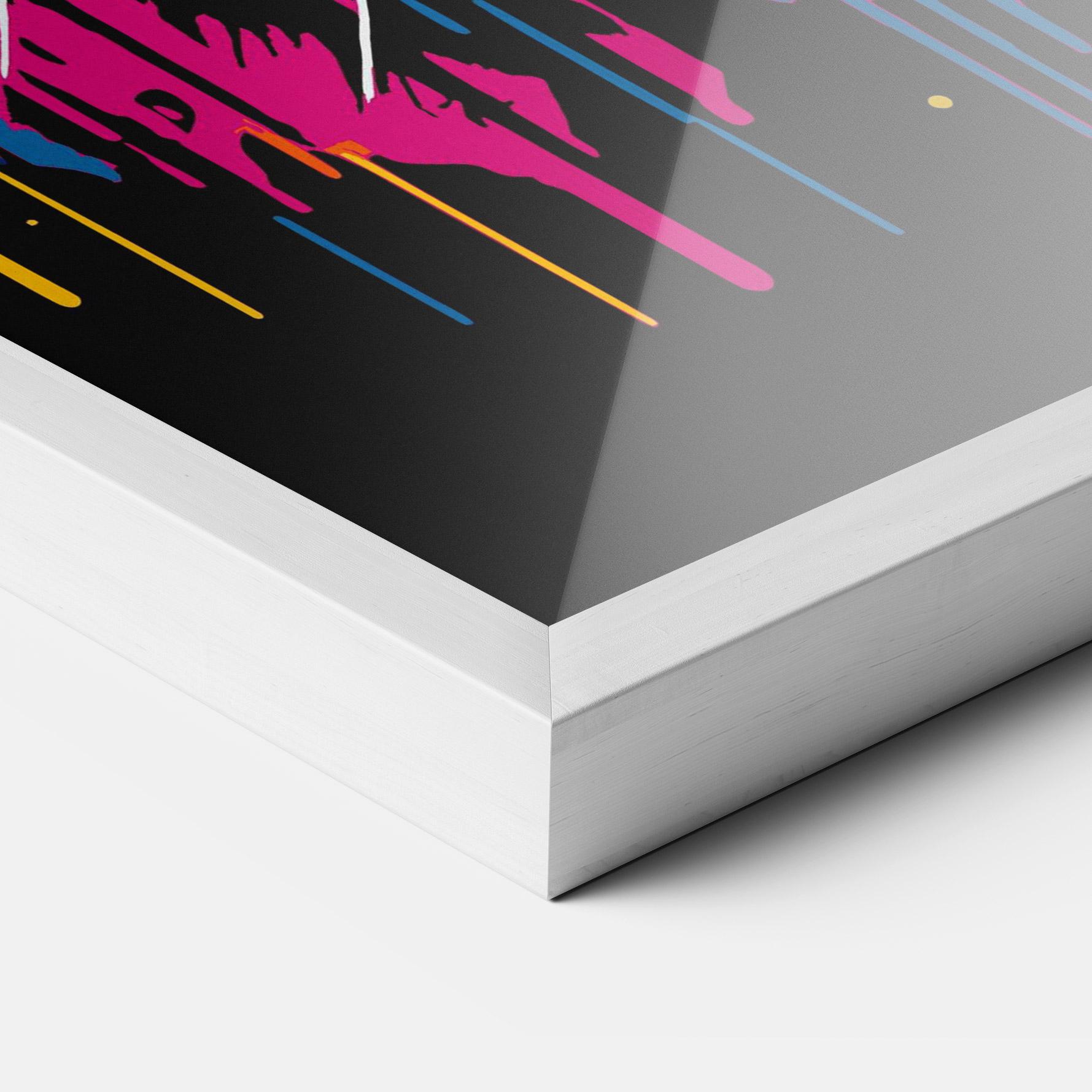 Poster Înrămat Cool Tiger mockup 3