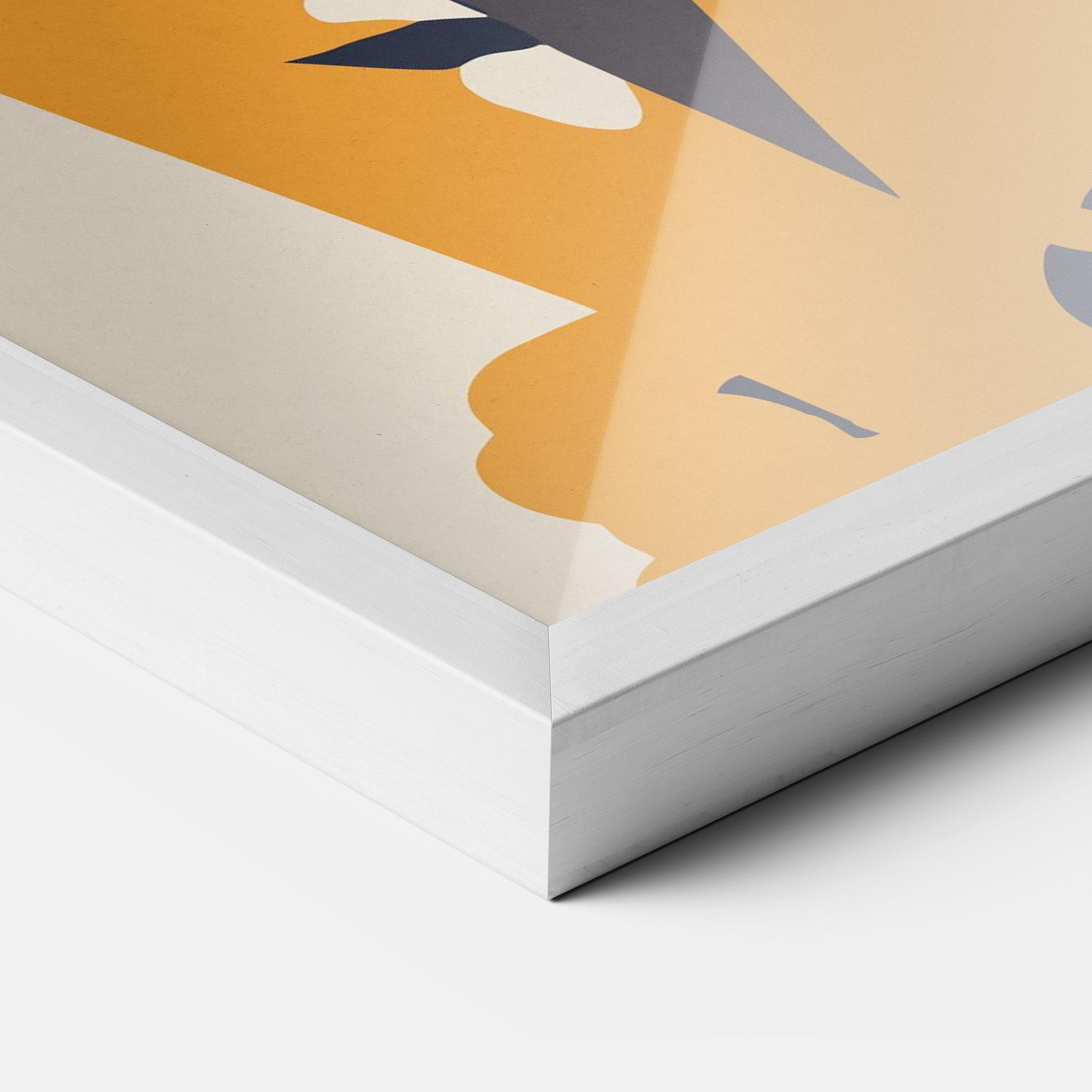 Poster Înrămat Orange Tiger mockup 3