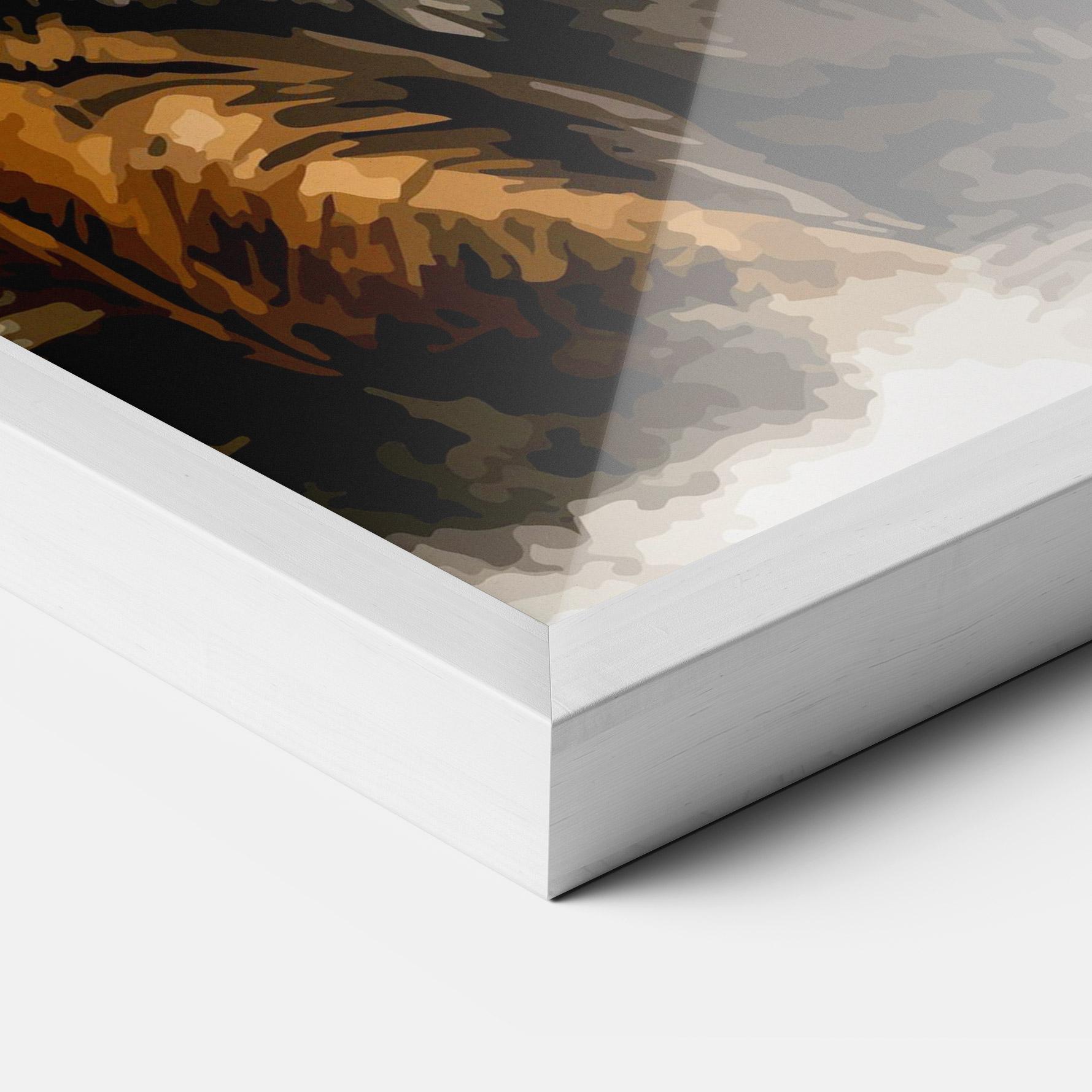 Poster Înrămat Rain Tiger mockup 3