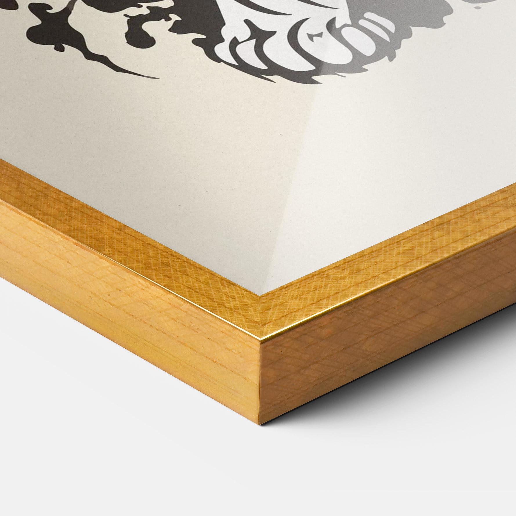 Poster Înrămat Asiatic Tiger mockup 3