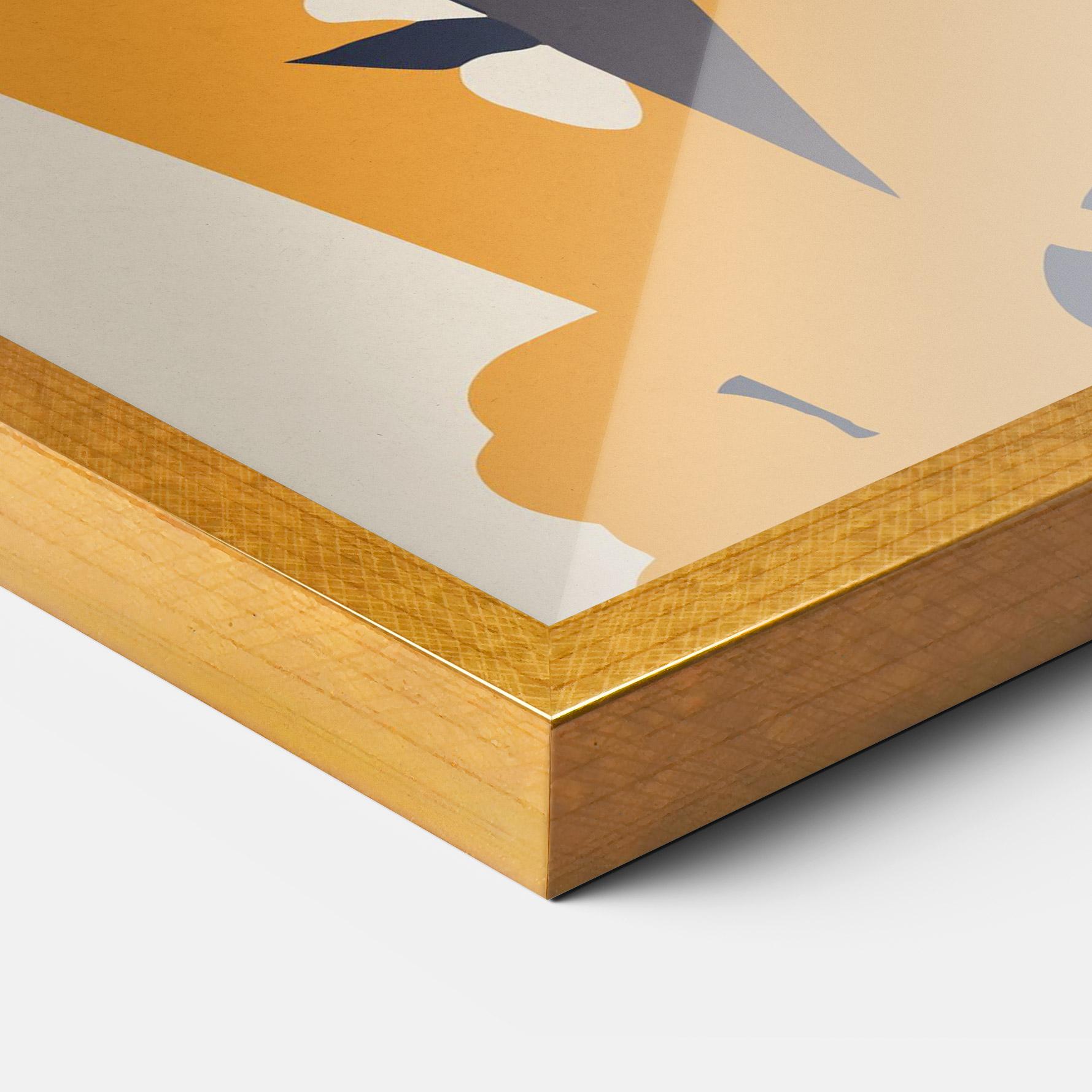 Poster Înrămat Orange Tiger mockup 3