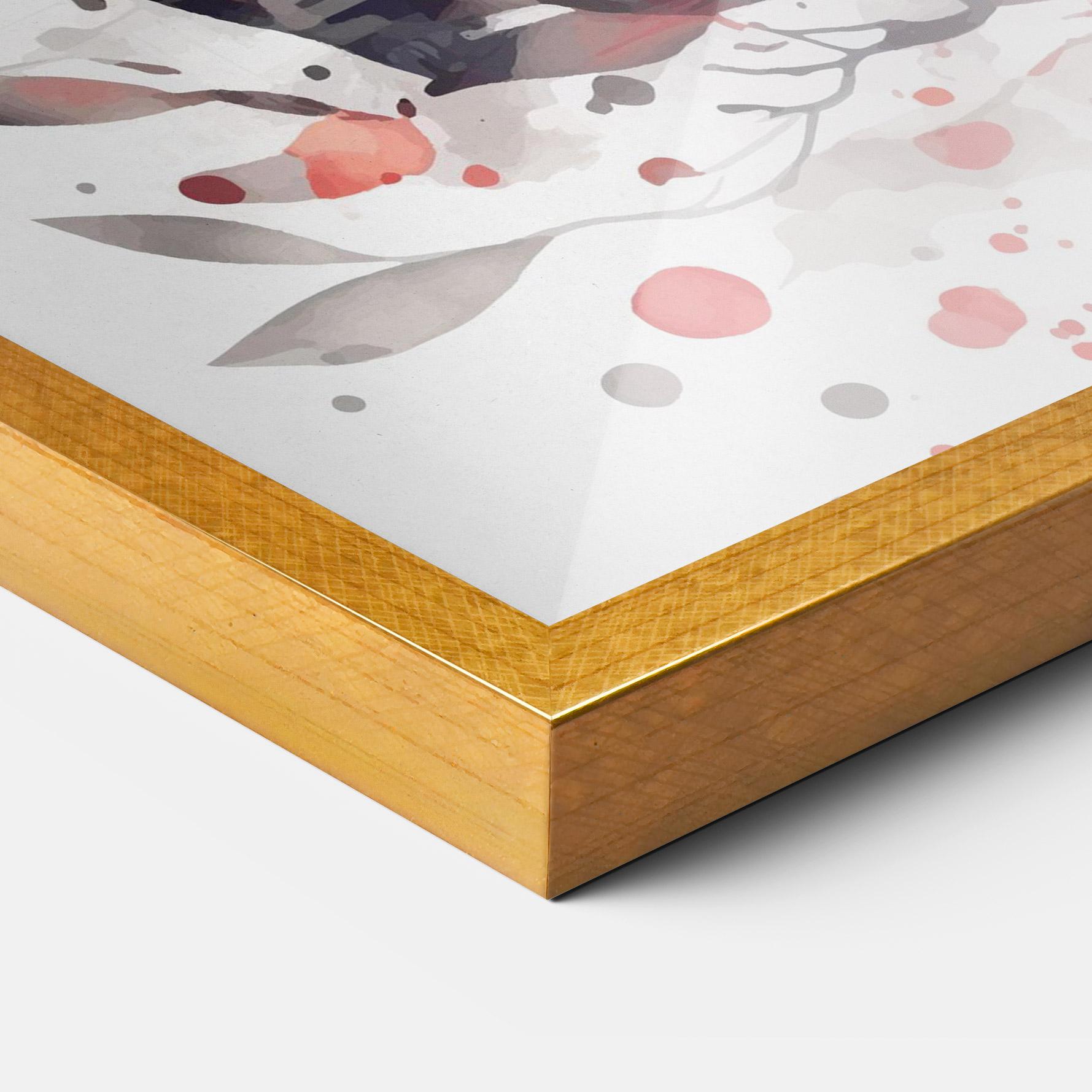 Poster Înrămat Red Tiger mockup 3