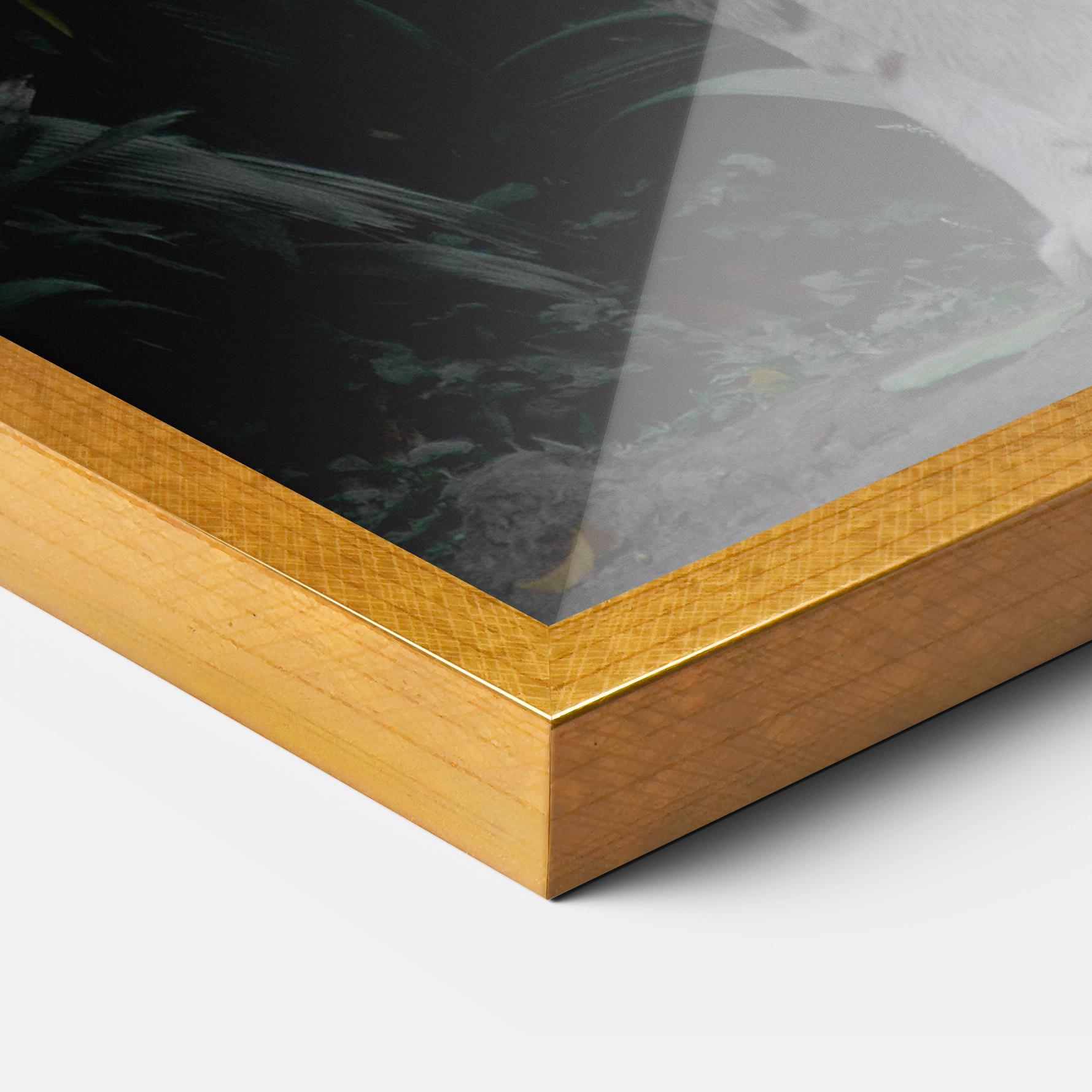 Poster Înrămat White Tiger mockup 3