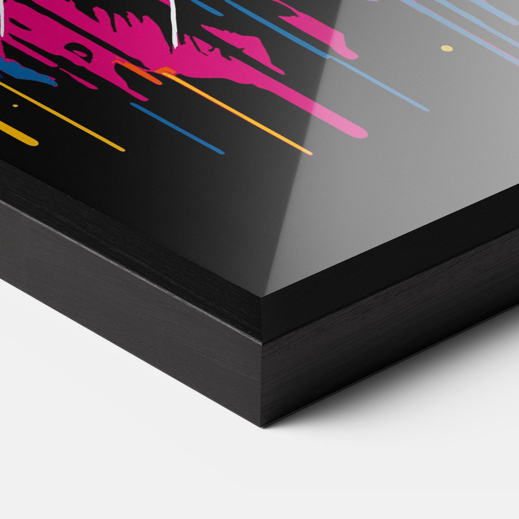 Poster Înrămat Cool Tiger mockup 3