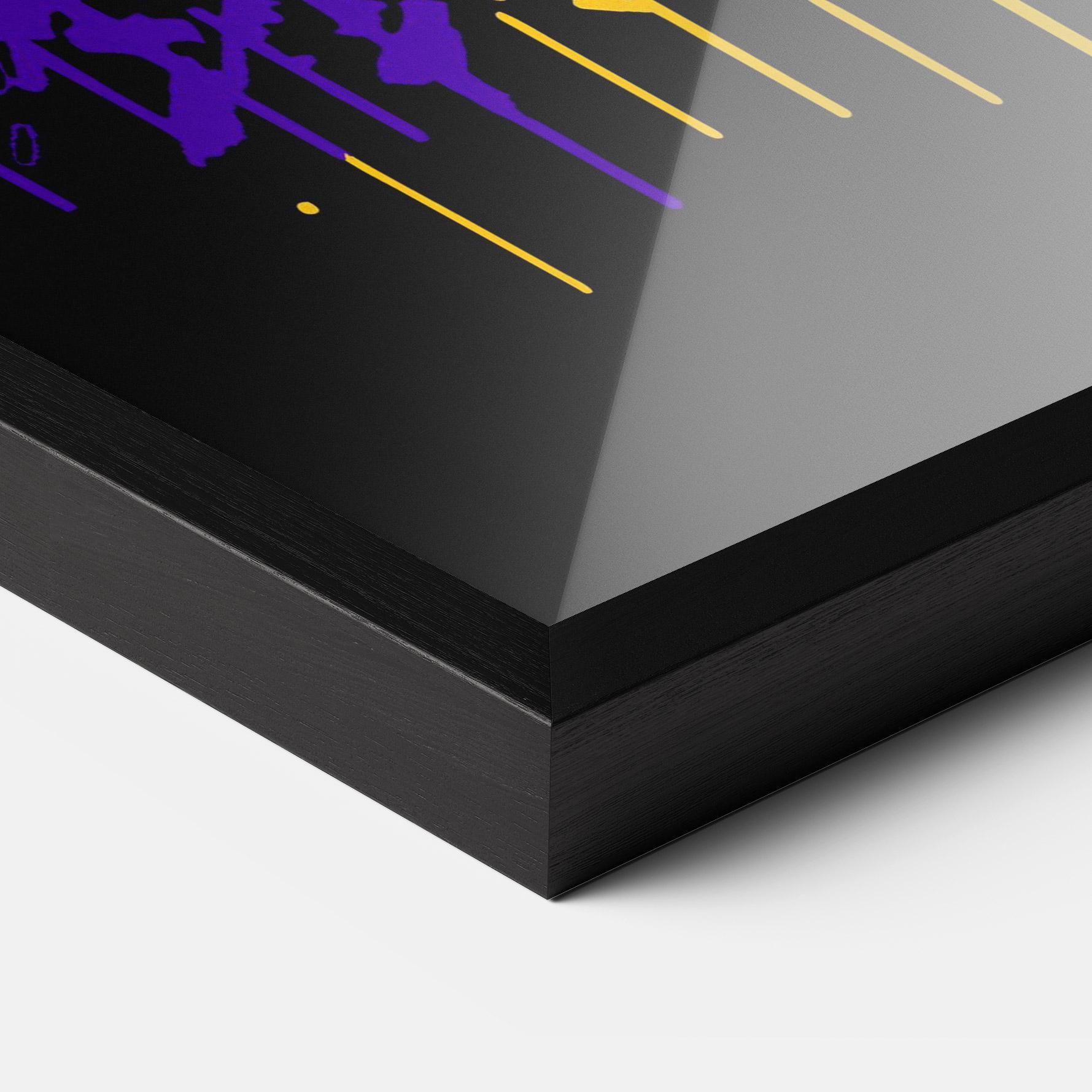 Poster Înrămat Glasses Tiger mockup 3