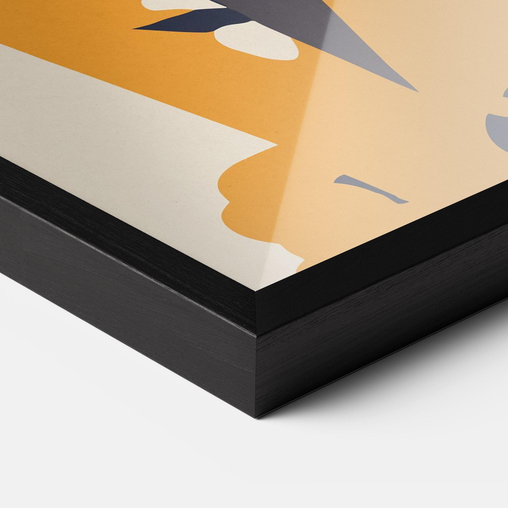 Poster Înrămat Orange Tiger mockup 3