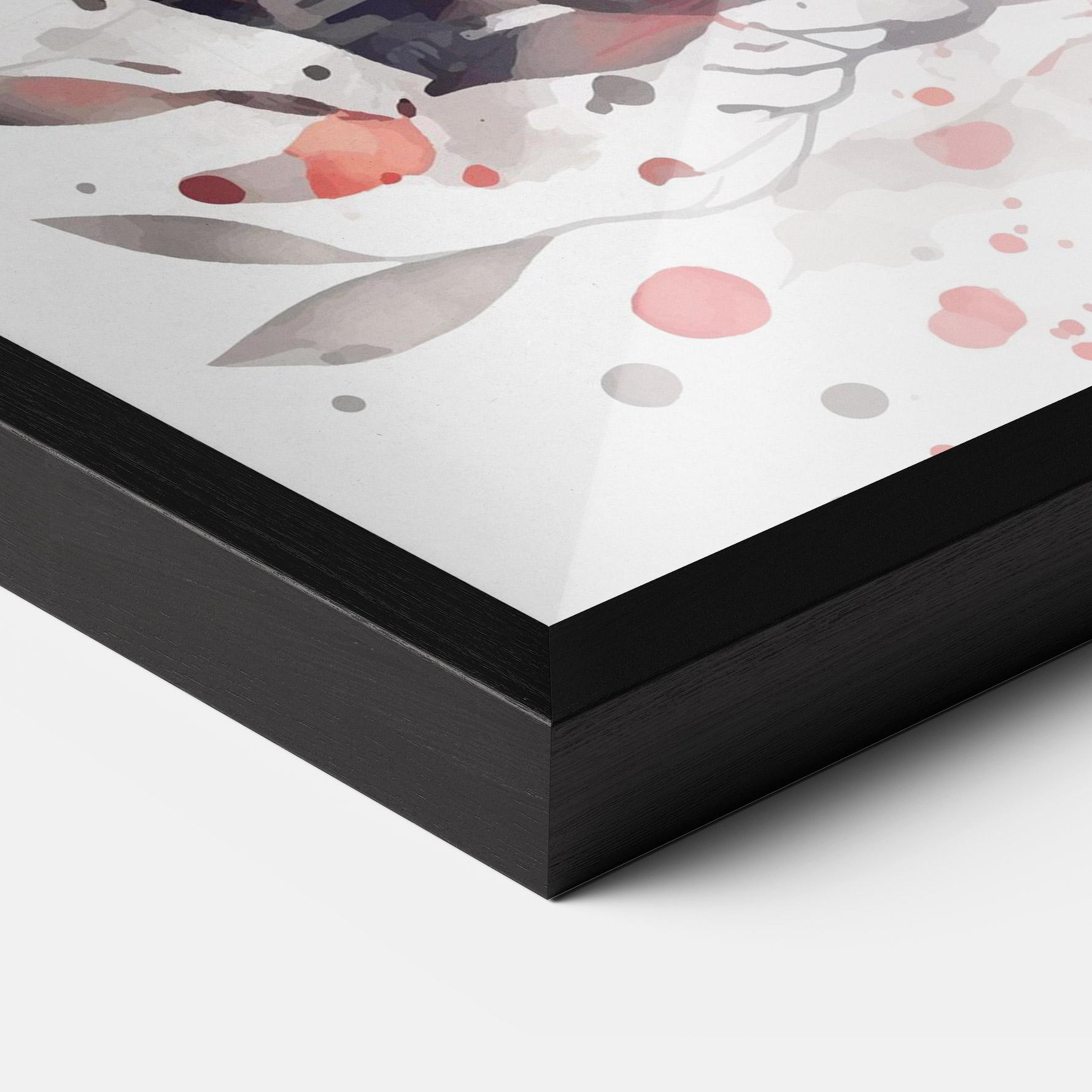 Poster Înrămat Red Tiger mockup 3