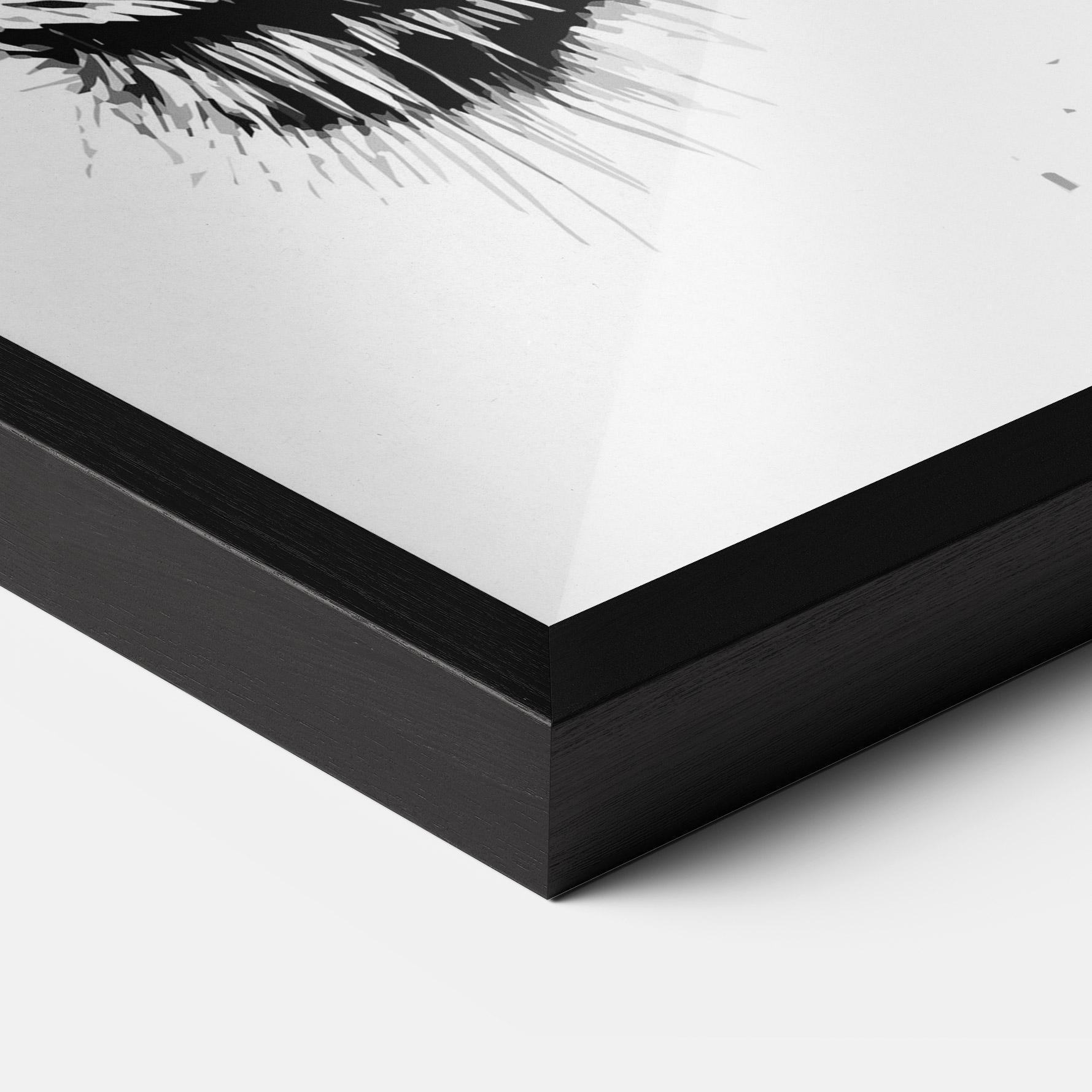 Poster Înrămat Tiger Profile mockup 3