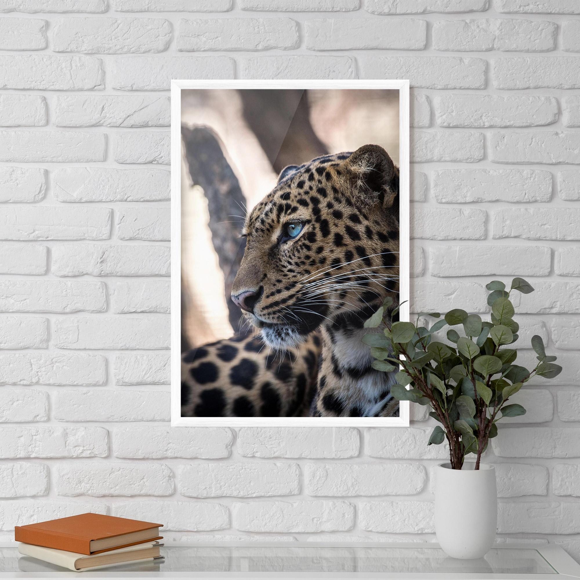 Poster Înrămat Blue Tiger mockup 5