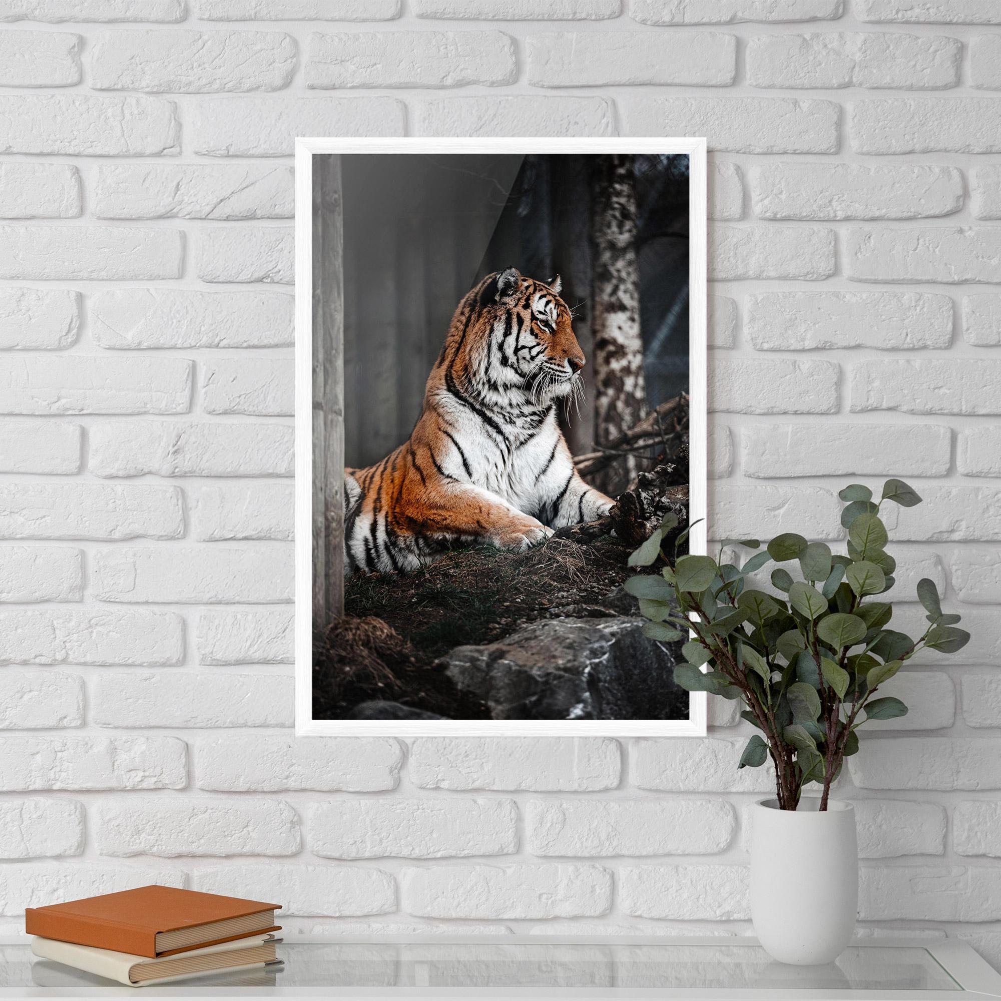 Poster Înrămat Forest Tiger mockup 5