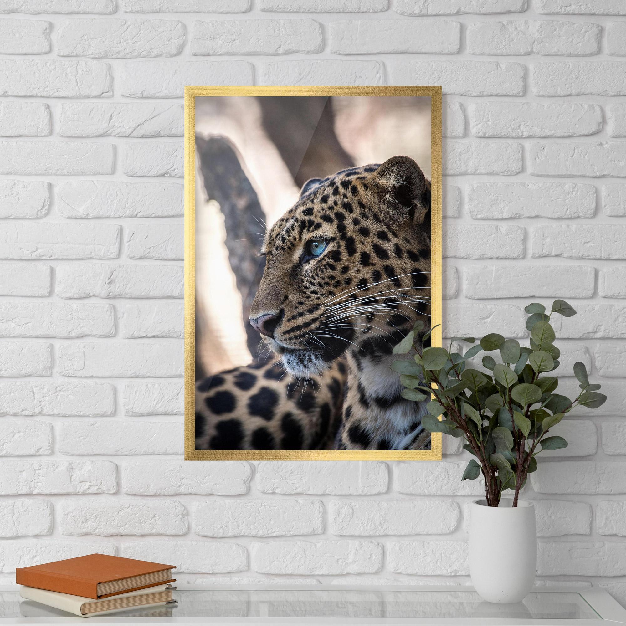 Poster Înrămat Blue Tiger mockup 5