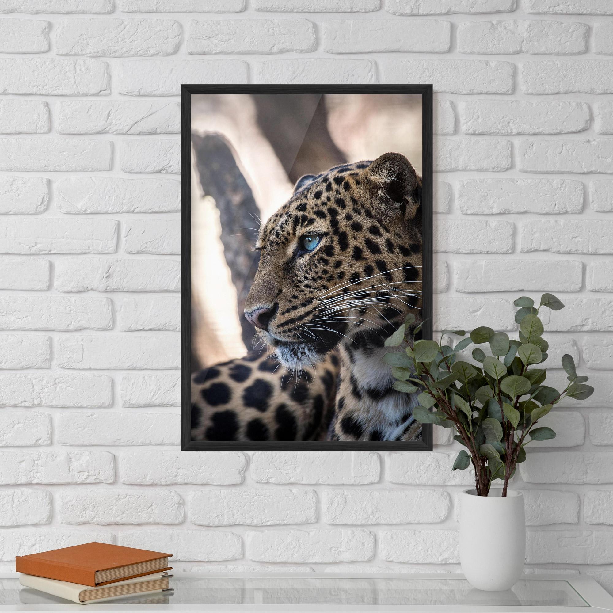 Poster Înrămat Blue Tiger mockup 5