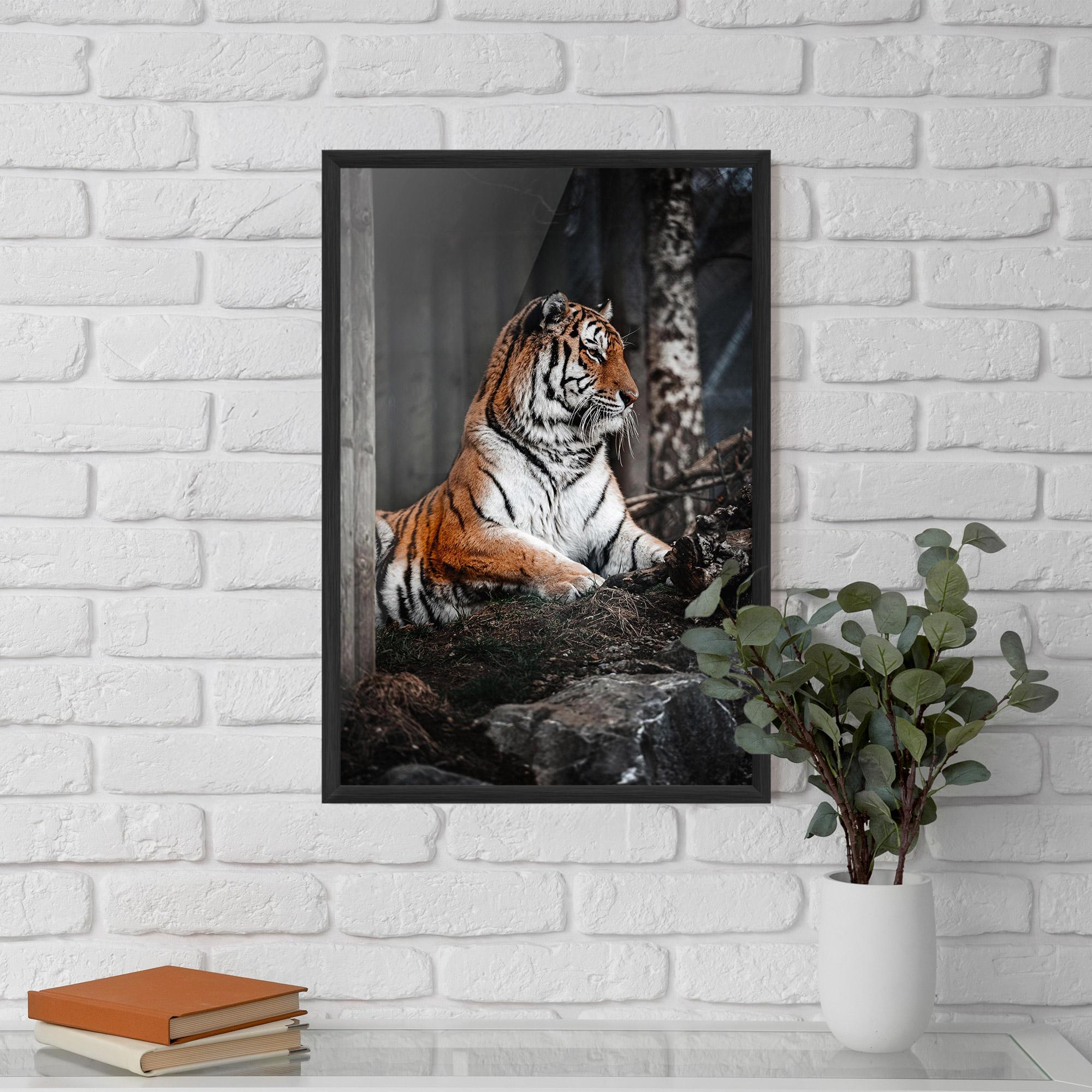 Poster Înrămat Forest Tiger mockup 5