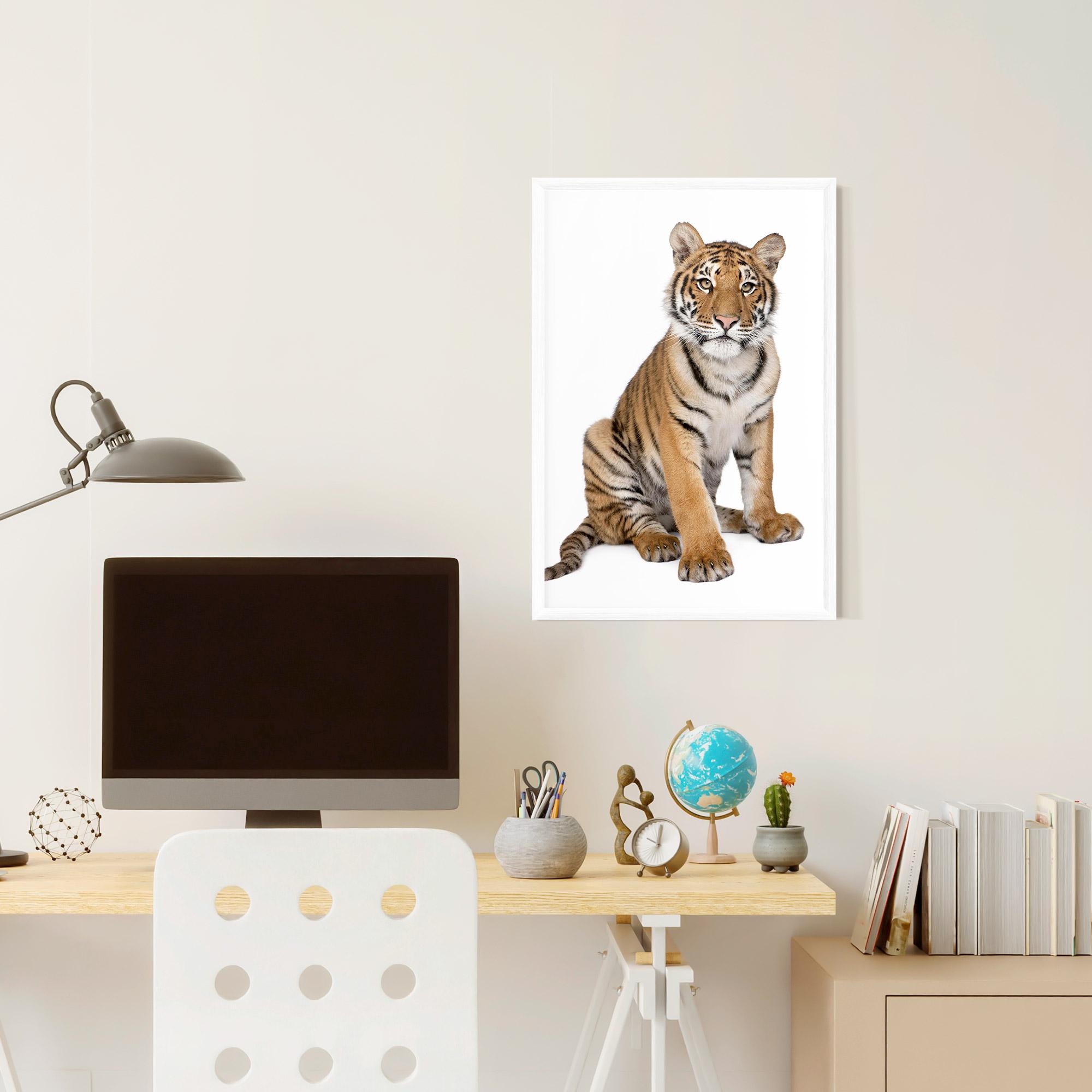 Poster Înrămat Baby Tiger mockup 6