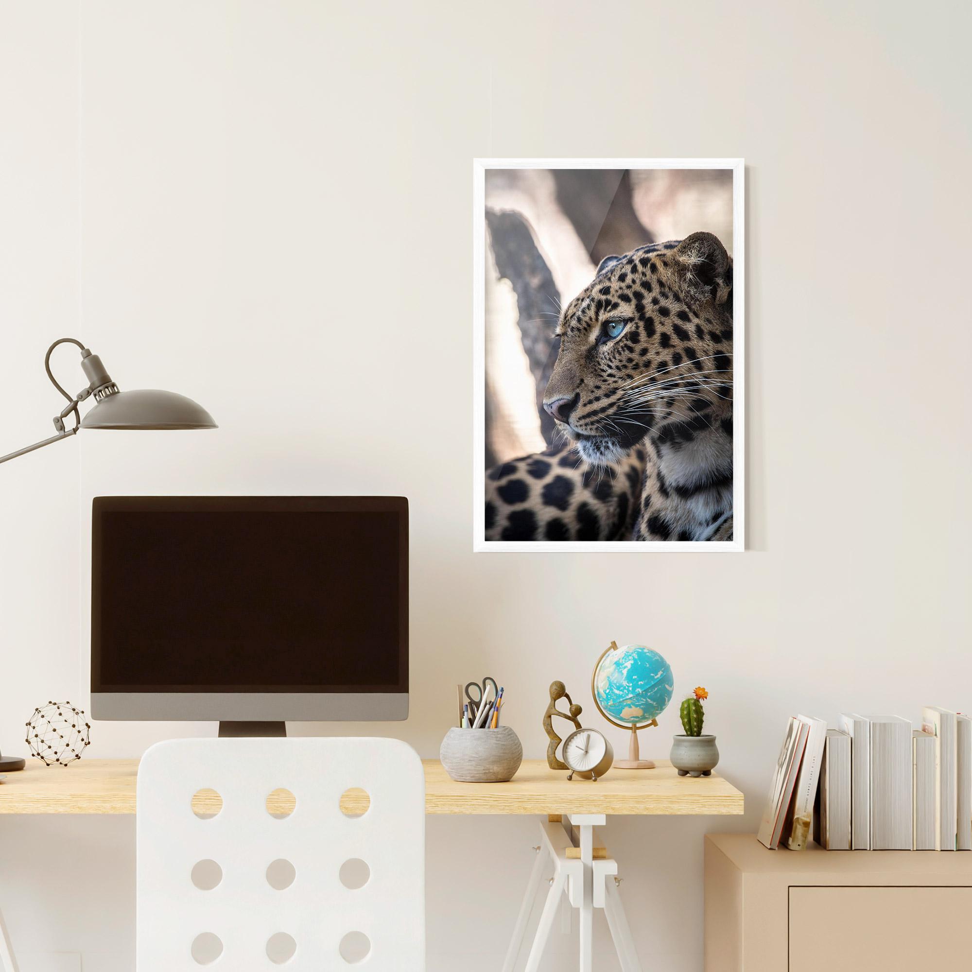Poster Înrămat Blue Tiger mockup 6