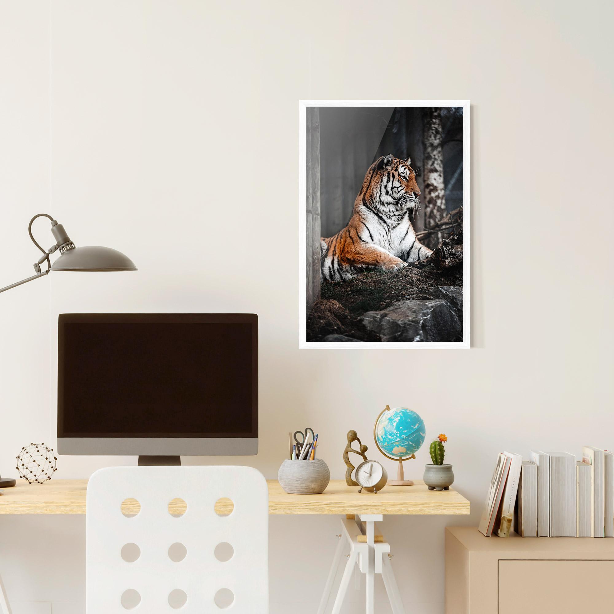 Poster Înrămat Forest Tiger mockup 6