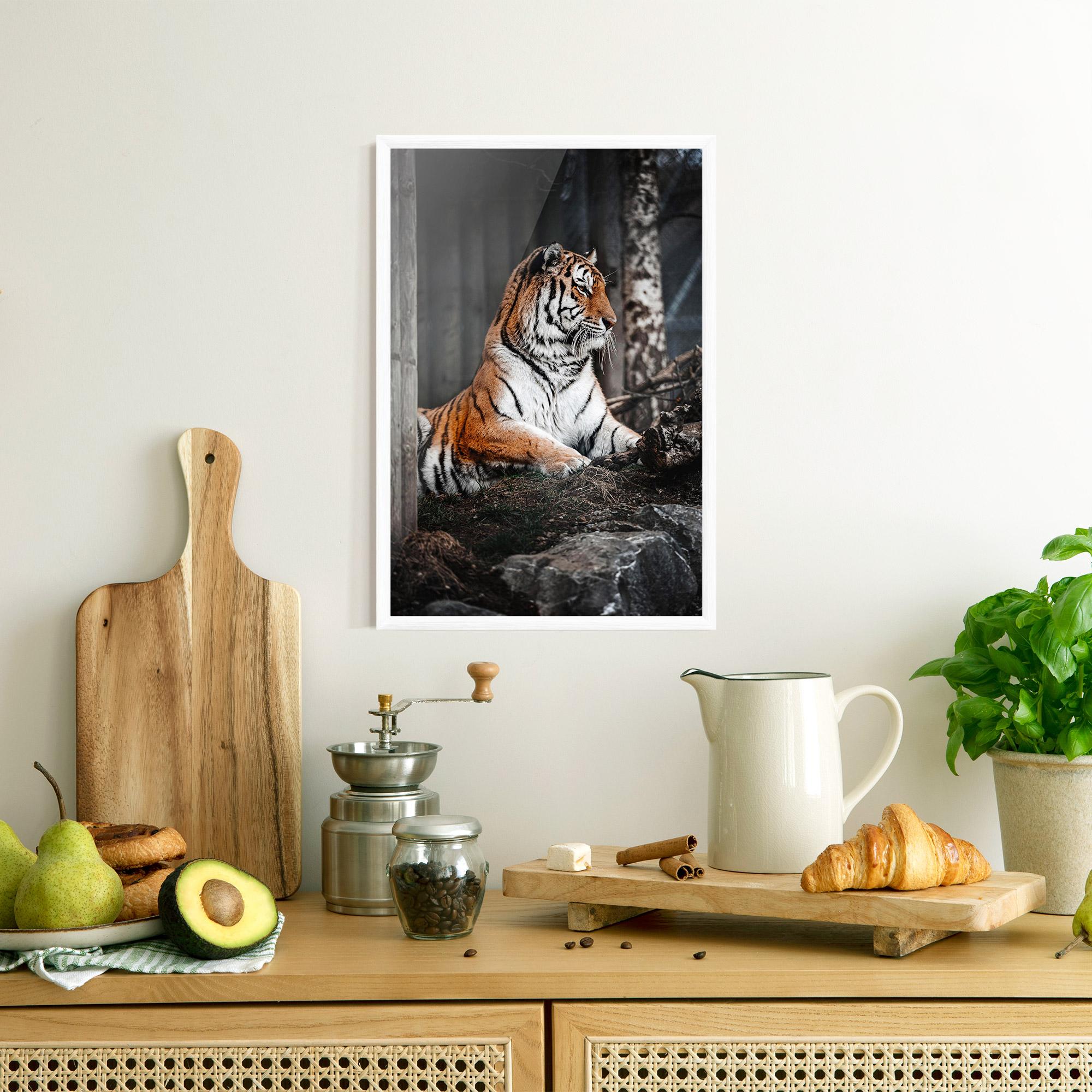 Poster Înrămat Forest Tiger mockup 8