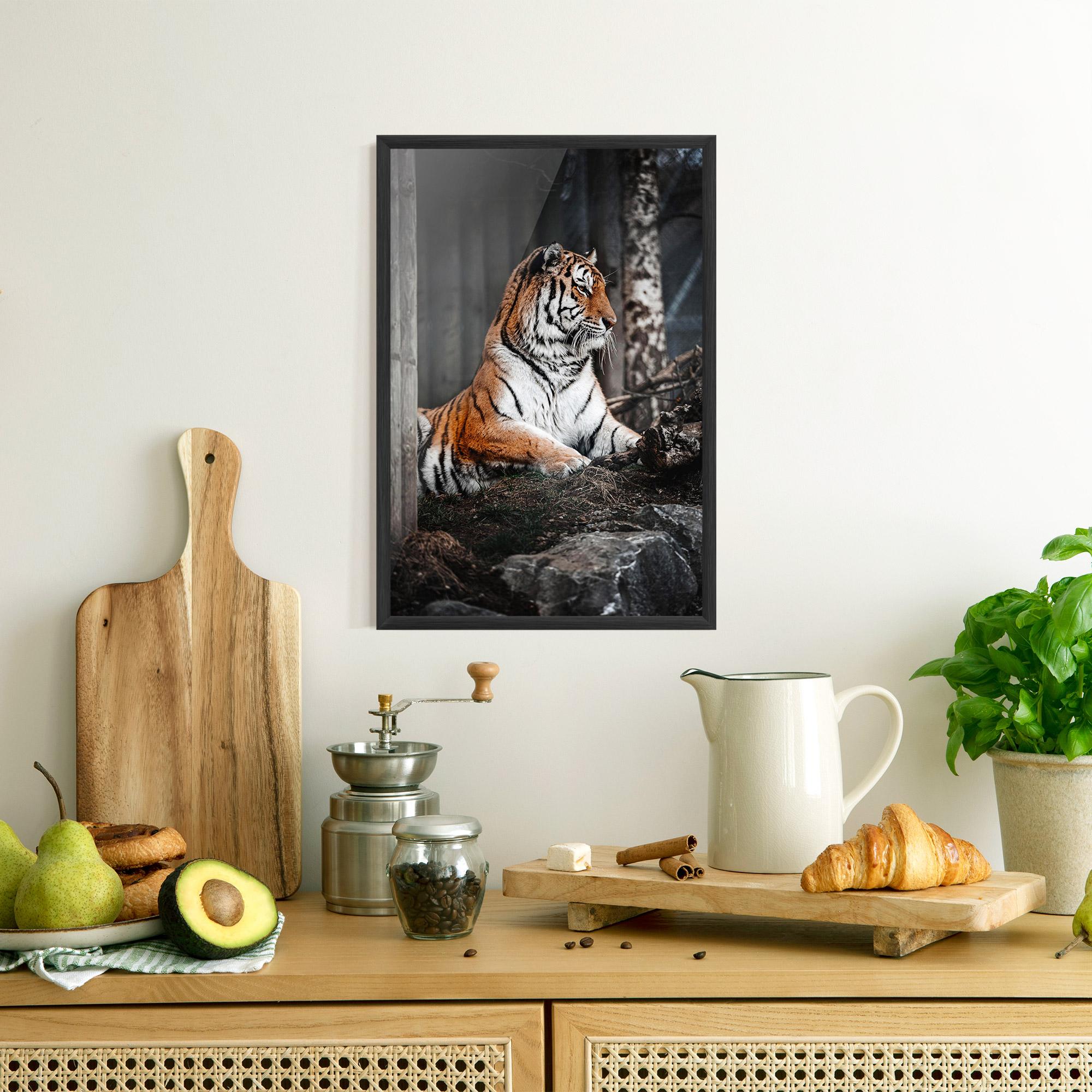 Poster Înrămat Forest Tiger mockup 8