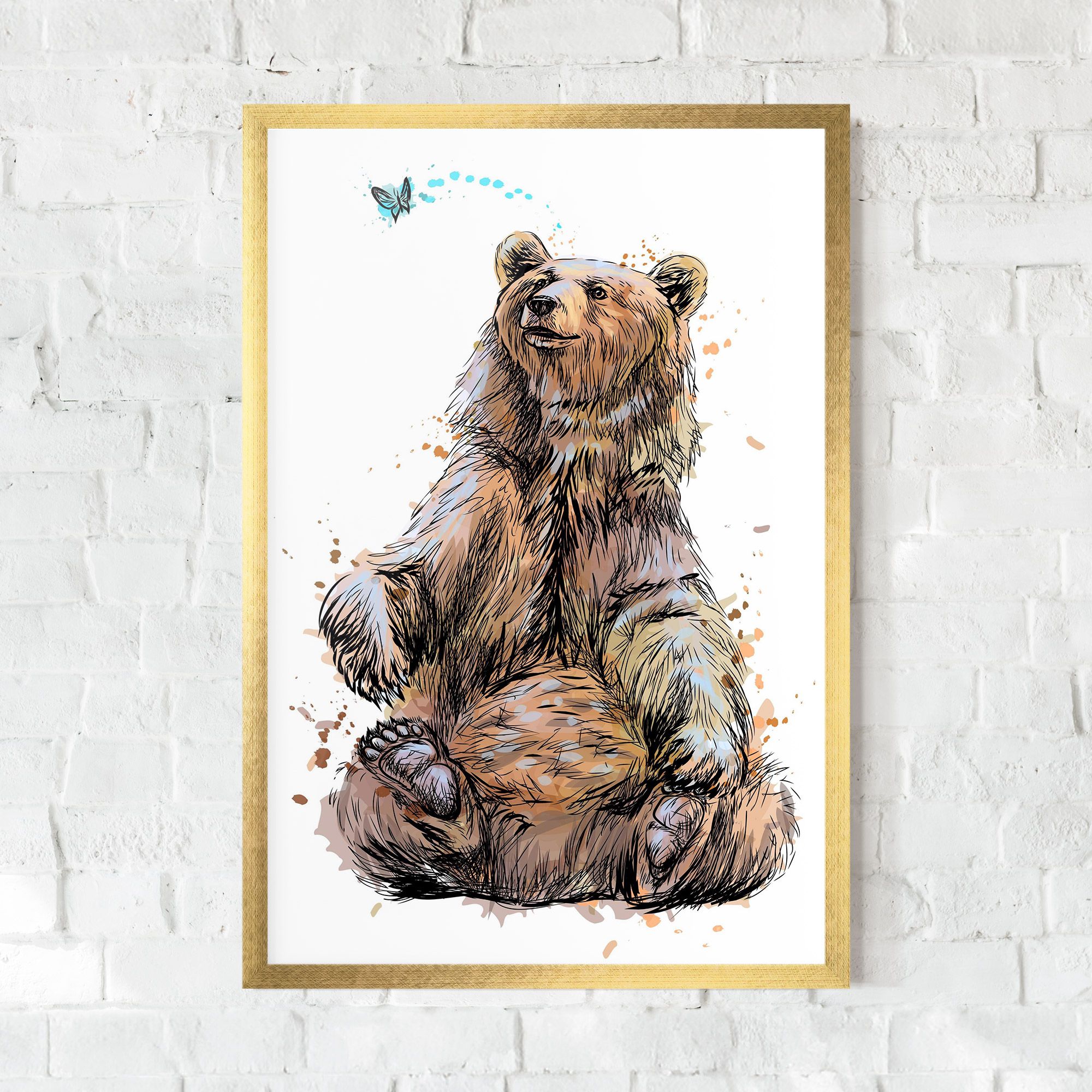 Butterfly Bear mockup 0