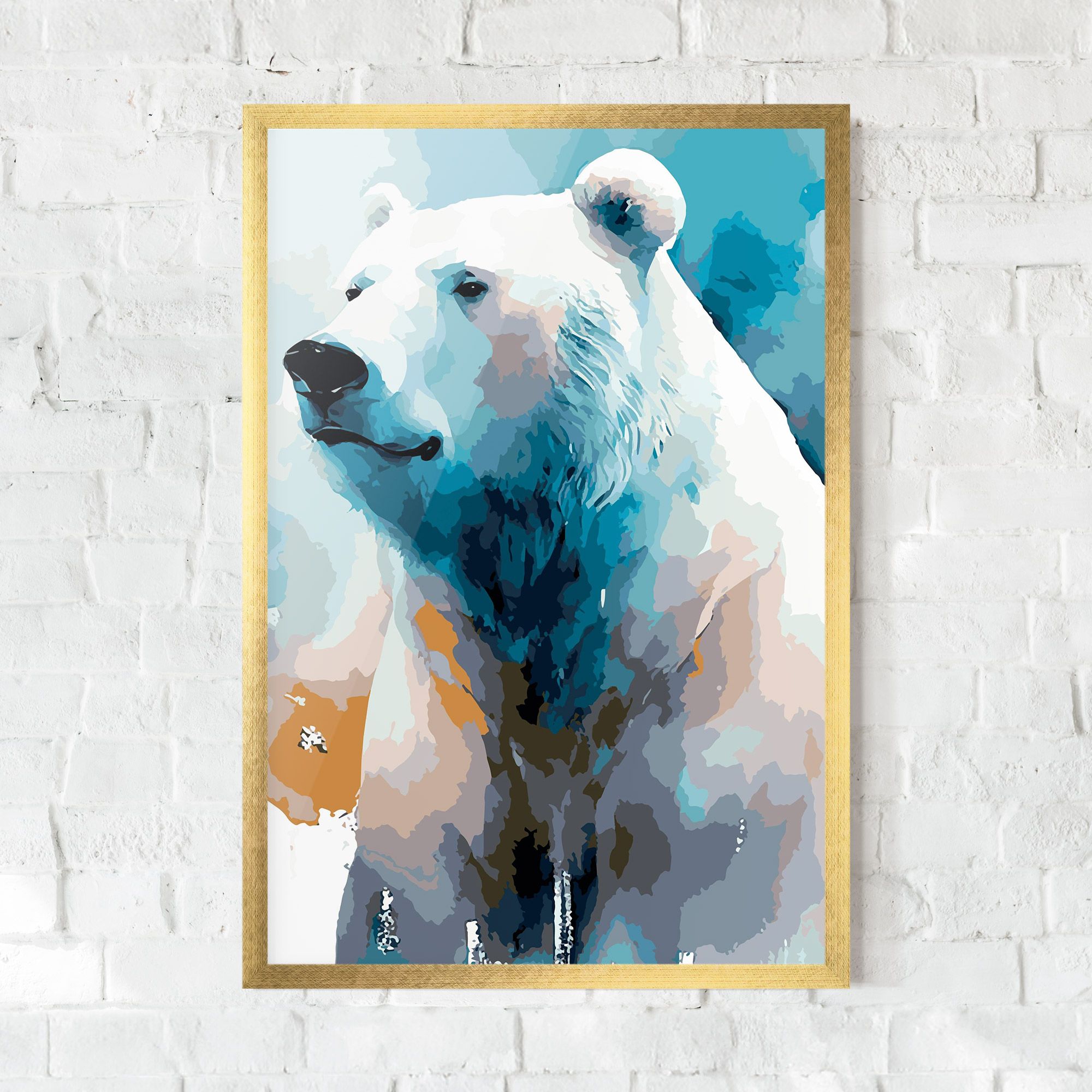 Polar White Bear mockup 0
