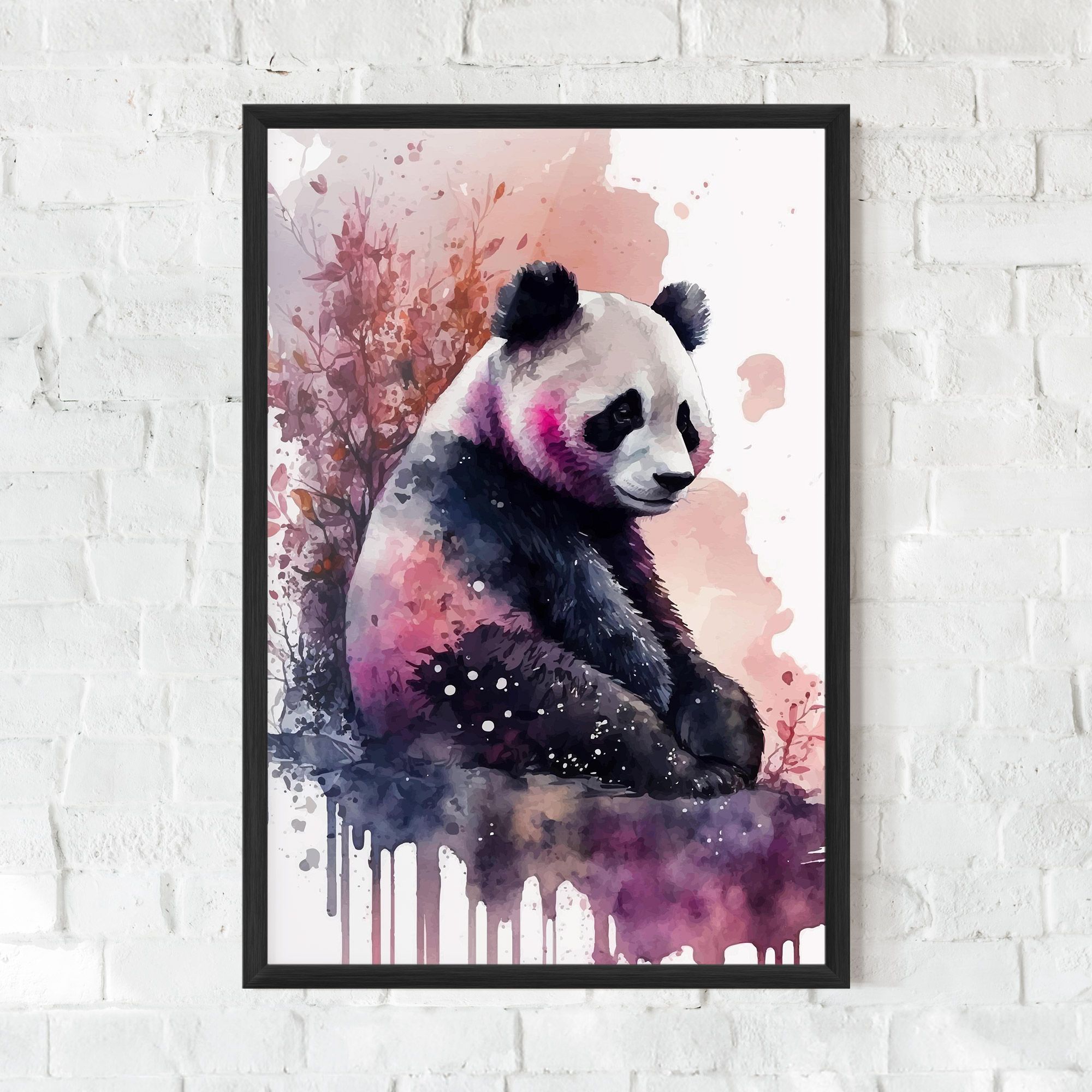 Purple Panda Art mockup 0