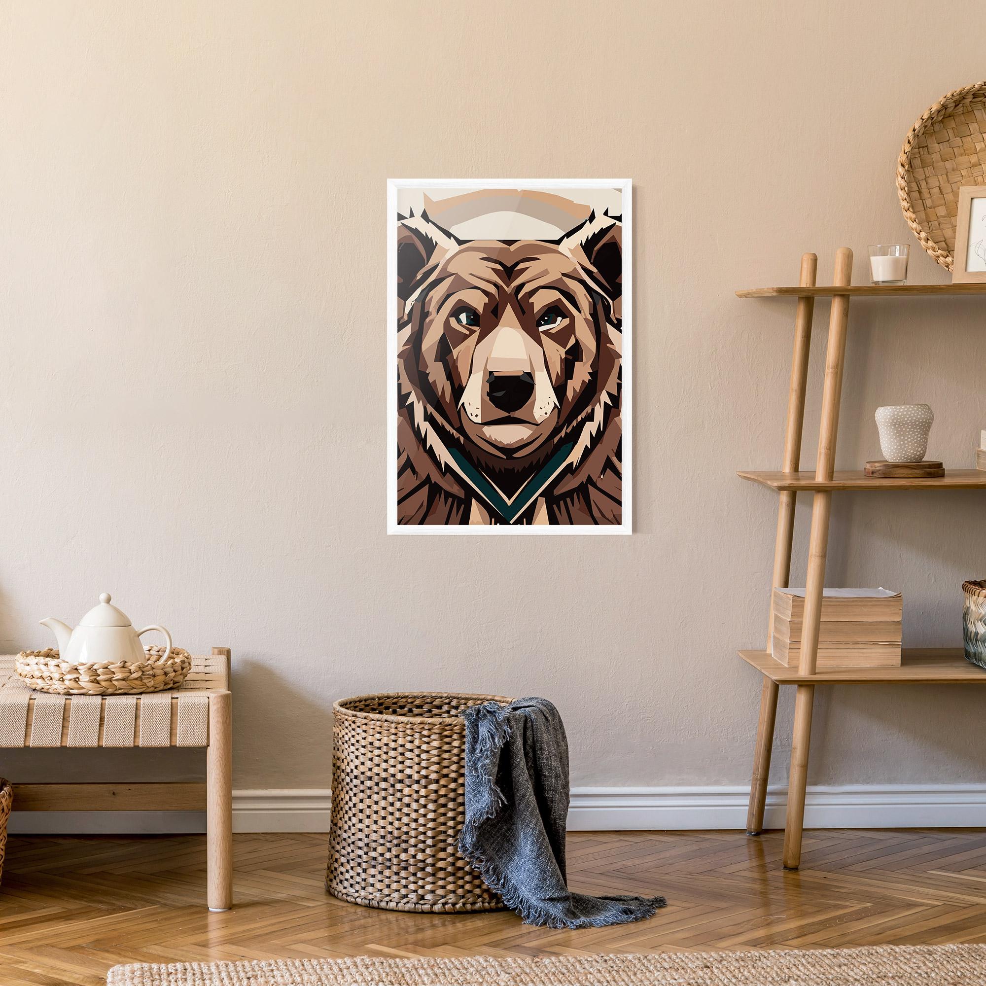Poster Înrămat Grizzly Art mockup 9