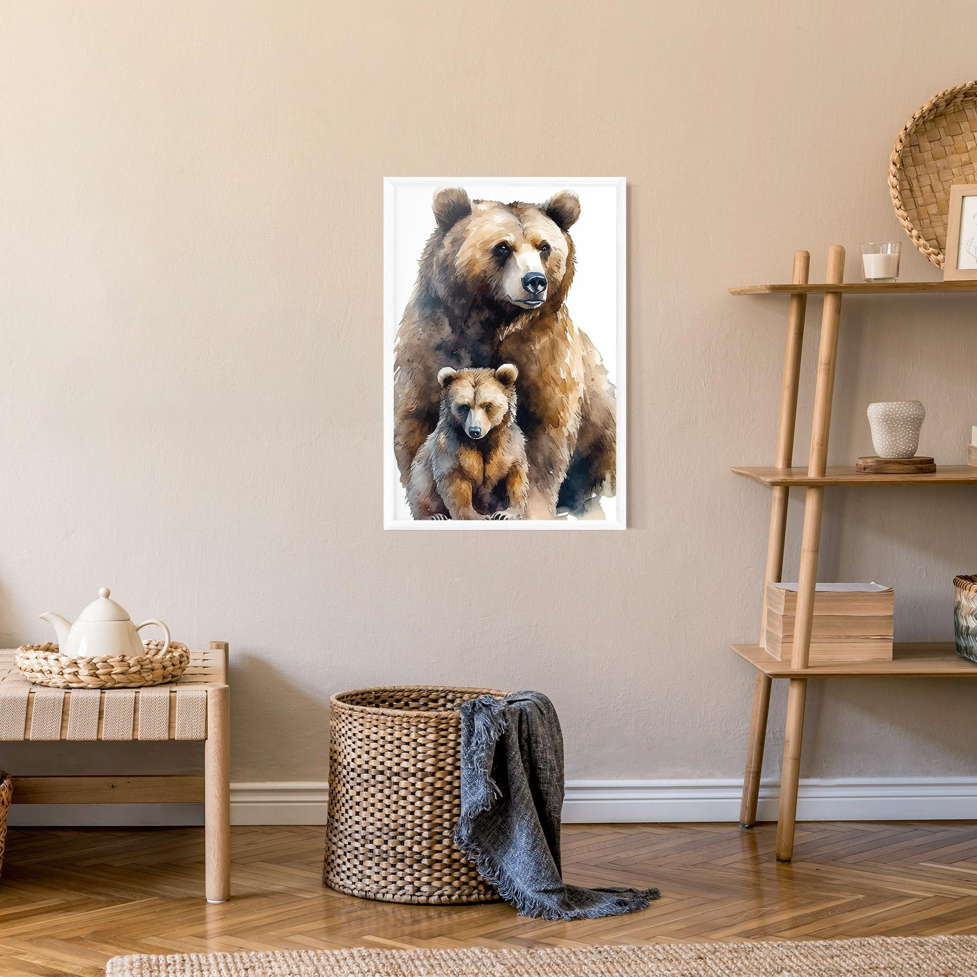 Poster Înrămat Mama Bear mockup 9