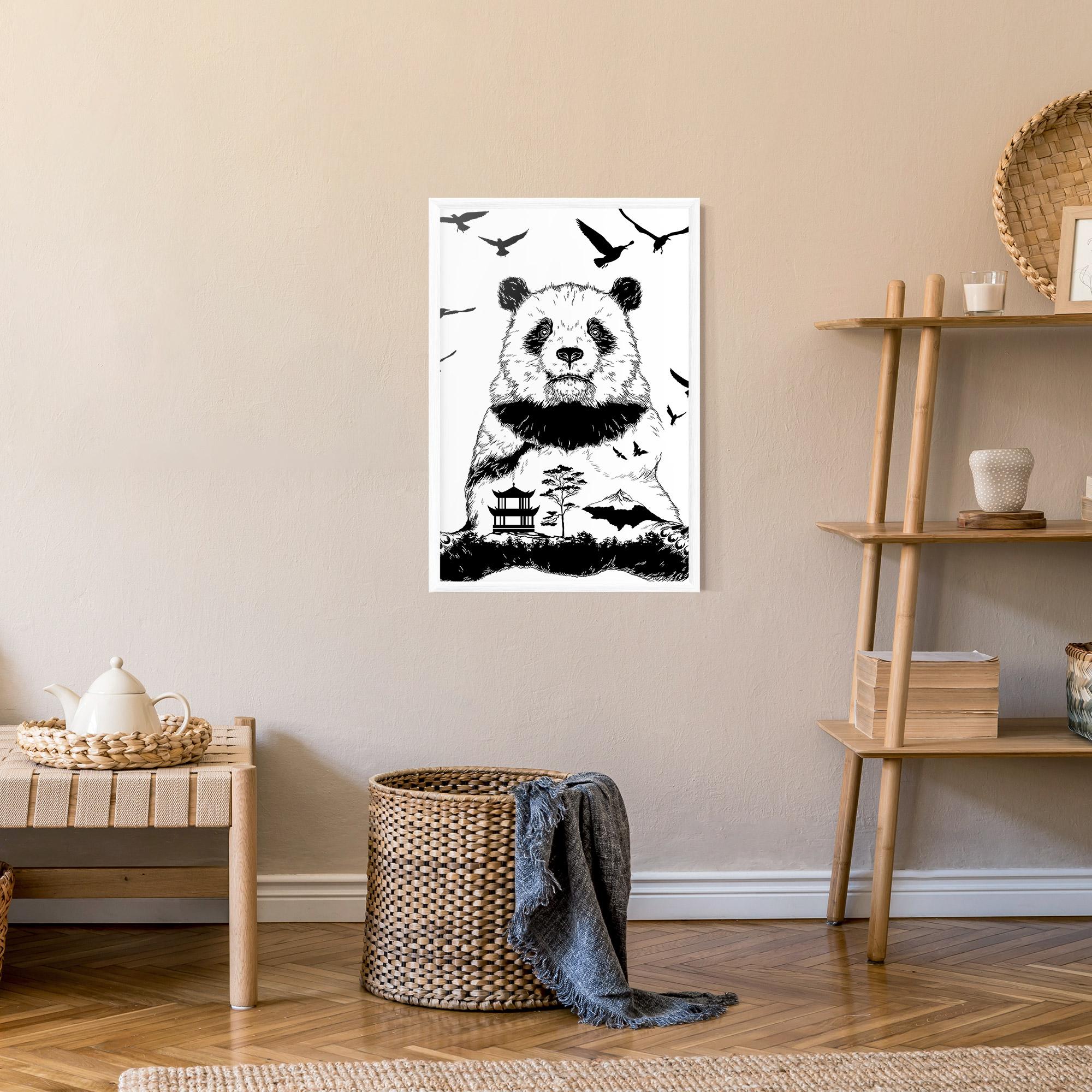 Poster Înrămat Panda Bear mockup 9