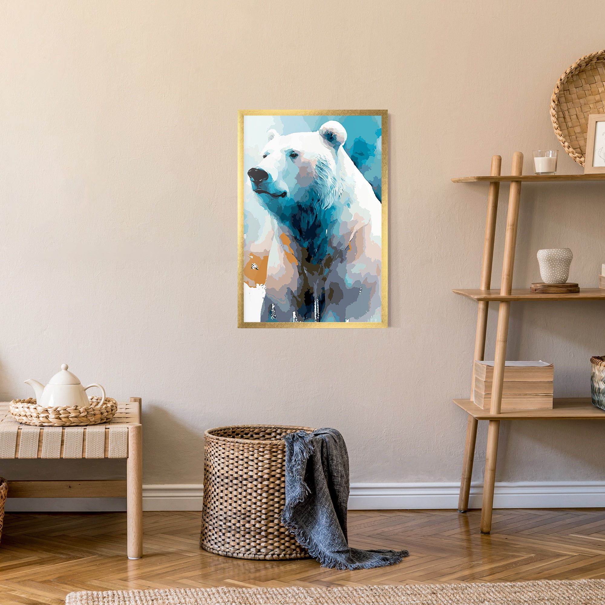 Polar White Bear mockup 9