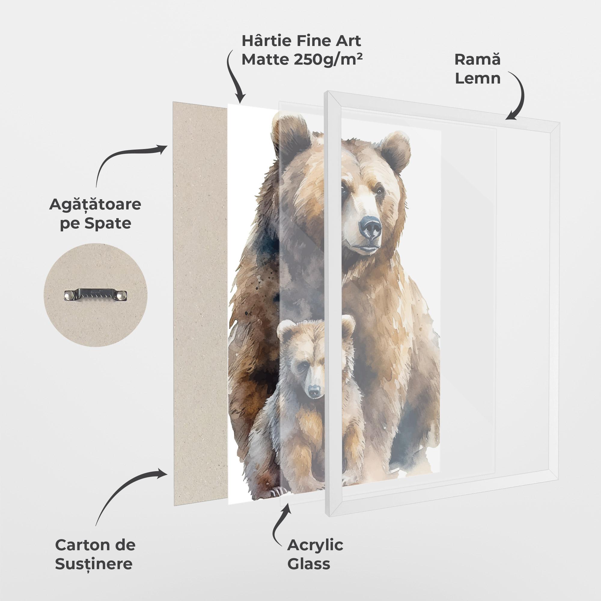 Poster Înrămat Mama Bear mockup 1