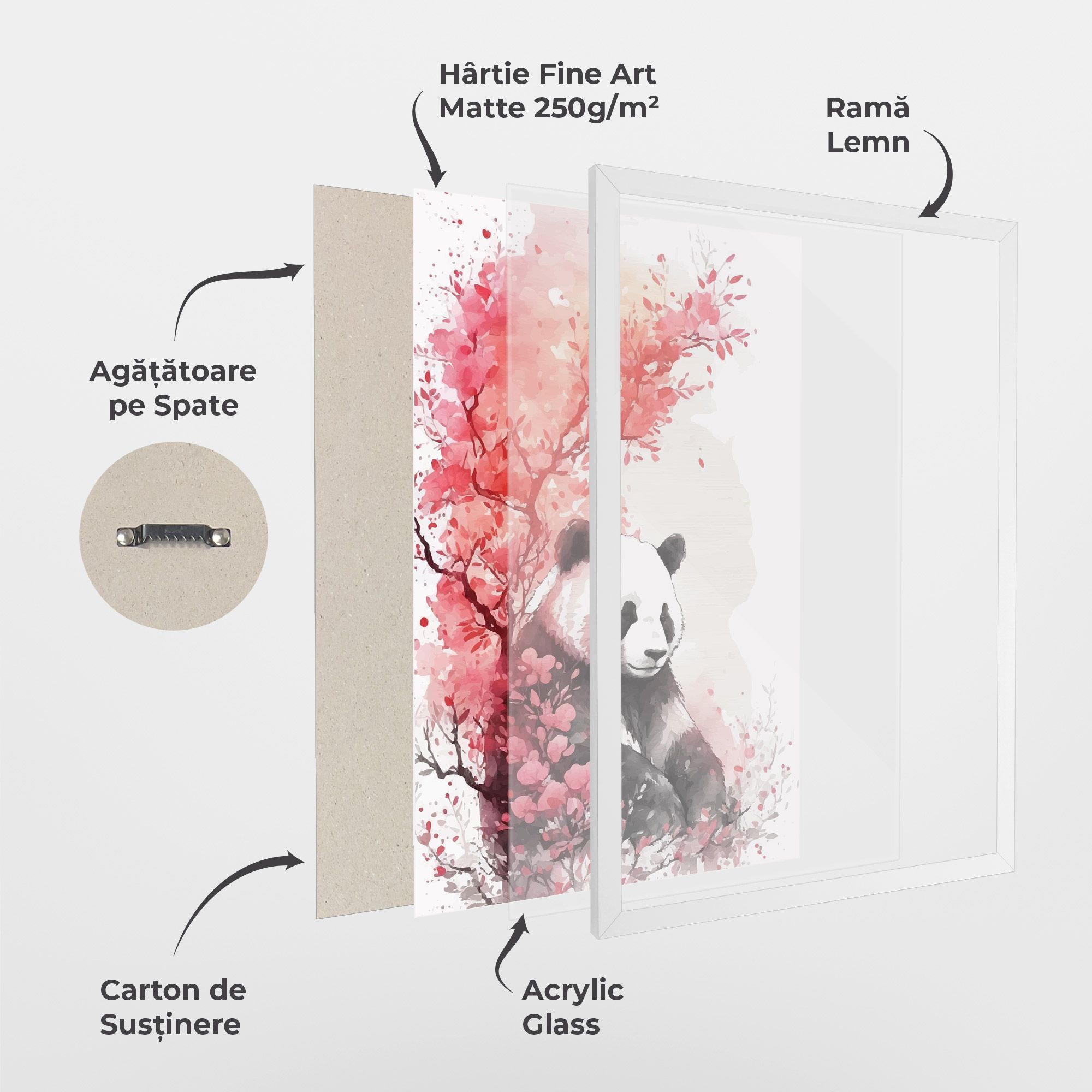 Pink Flower Panda mockup 1