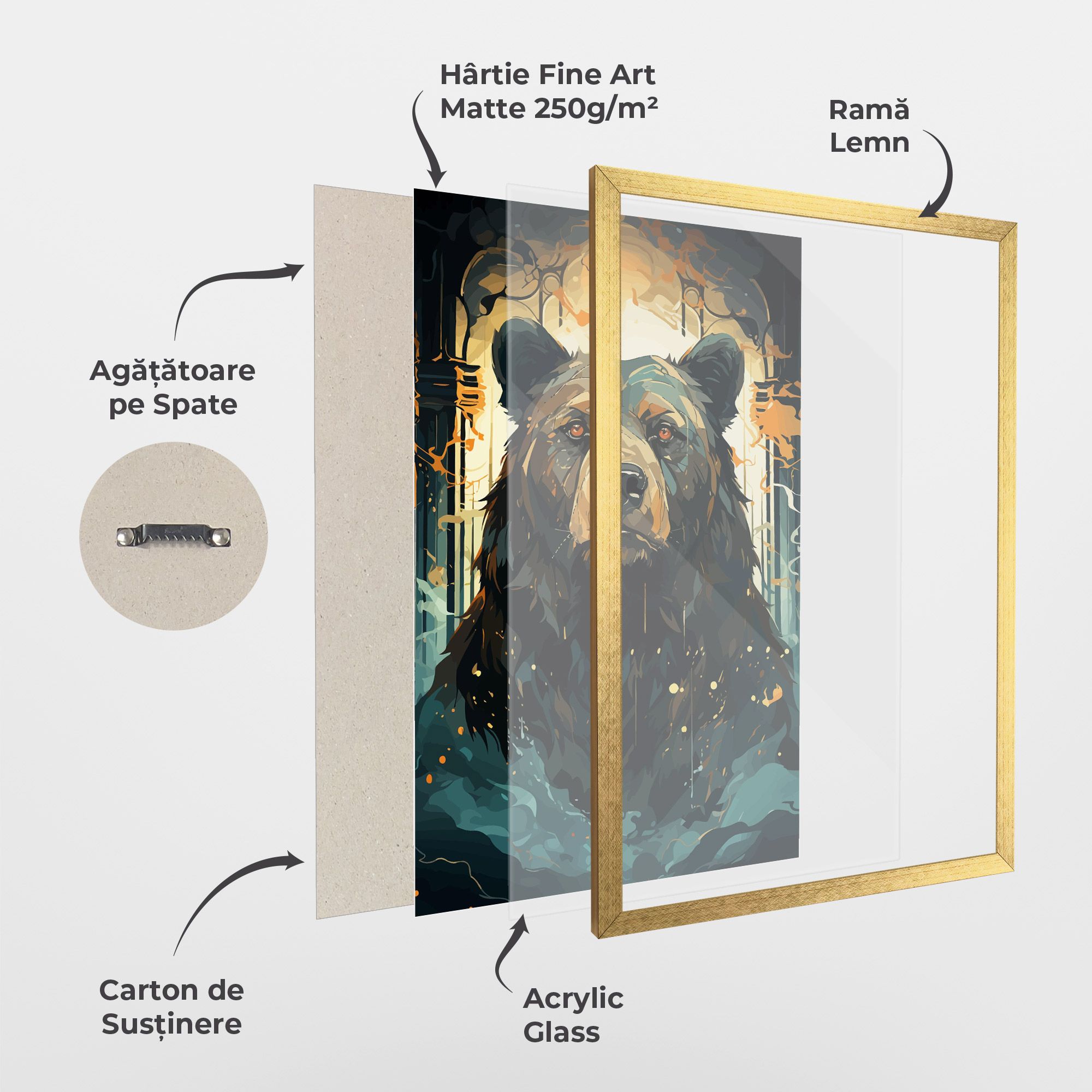 Brown Bear Art mockup 1