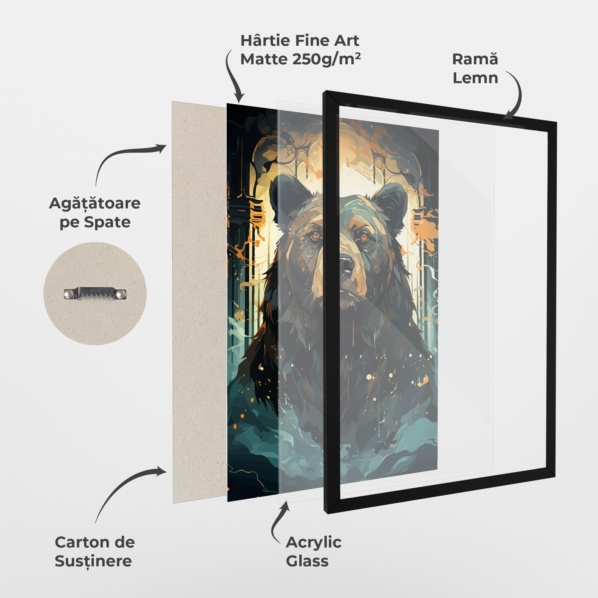 Brown Bear Art mockup 1