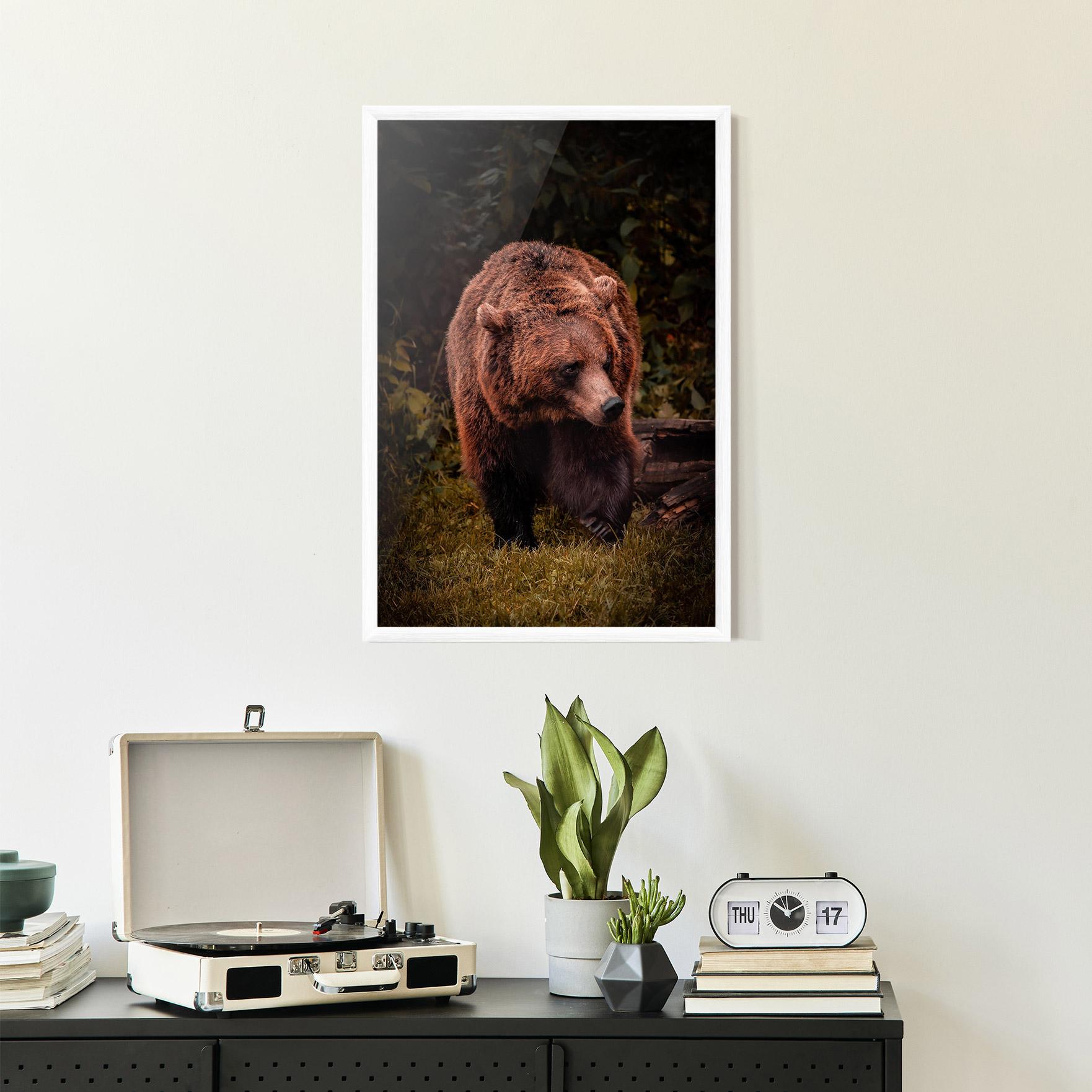 Poster Înrămat Brown Bear mockup 2