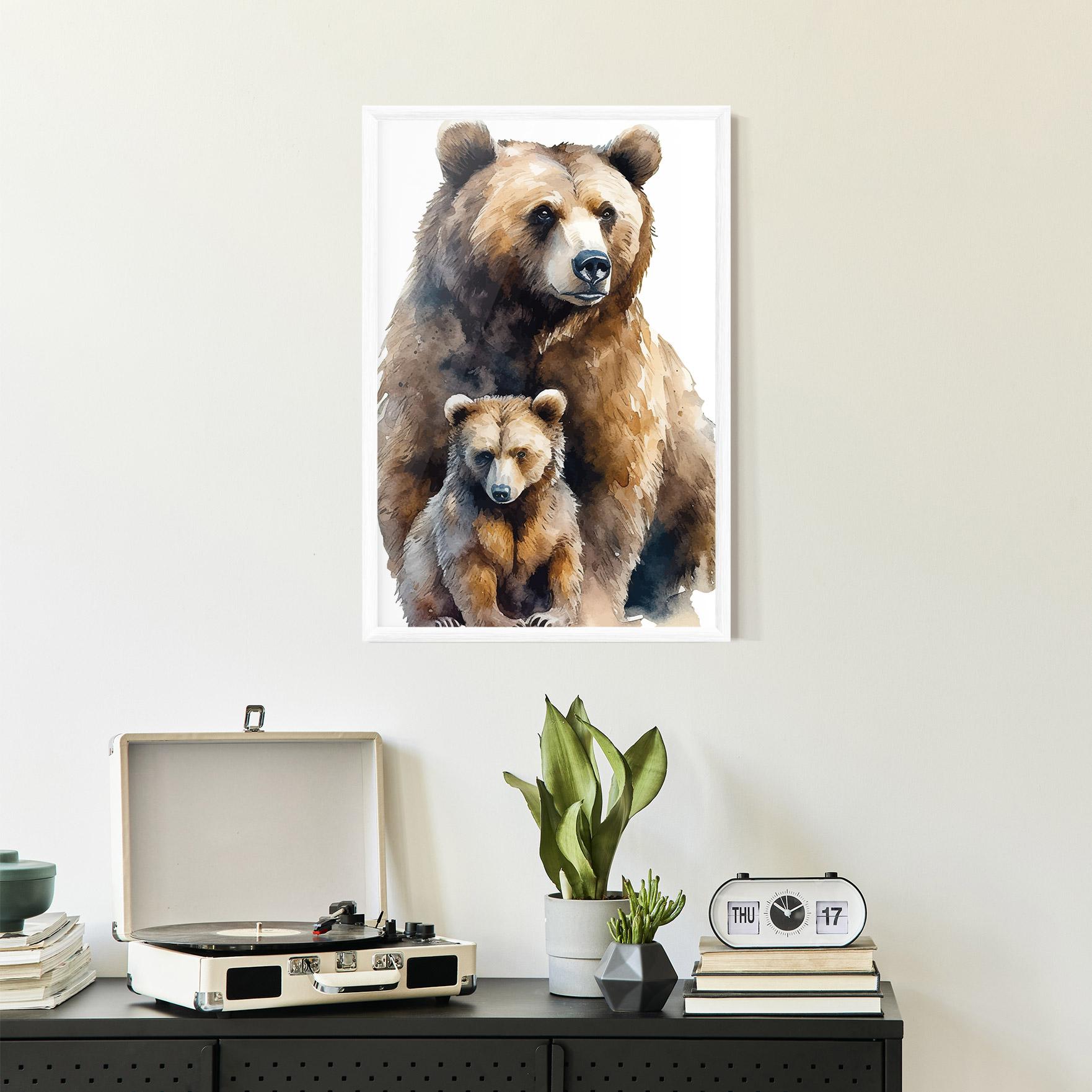 Poster Înrămat Mama Bear mockup 2