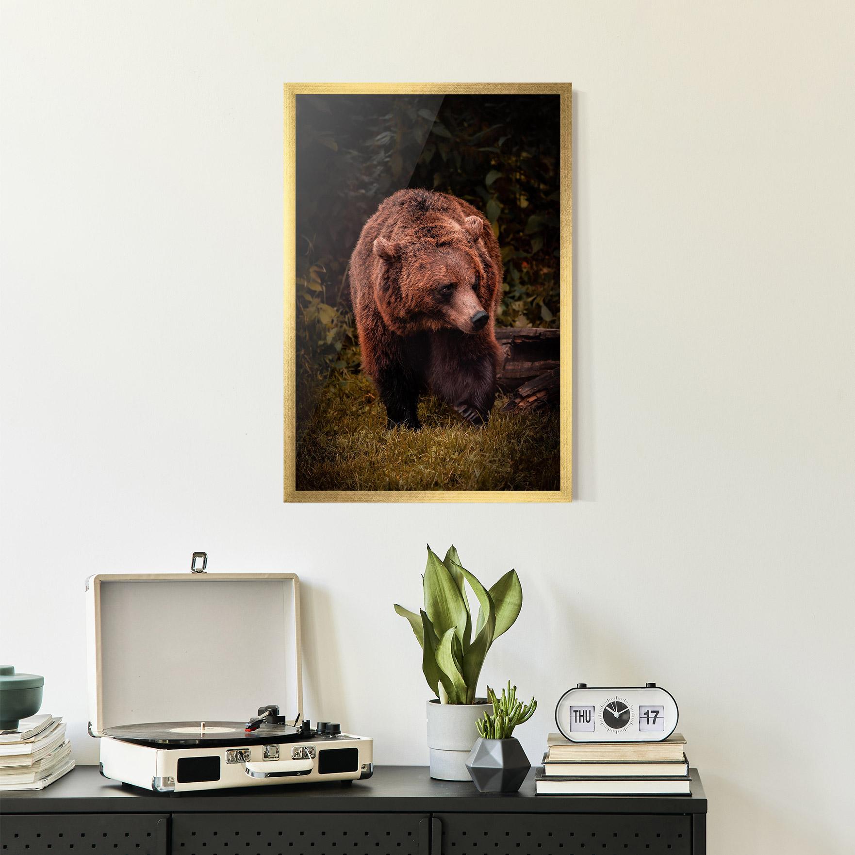 Poster Înrămat Brown Bear mockup 2