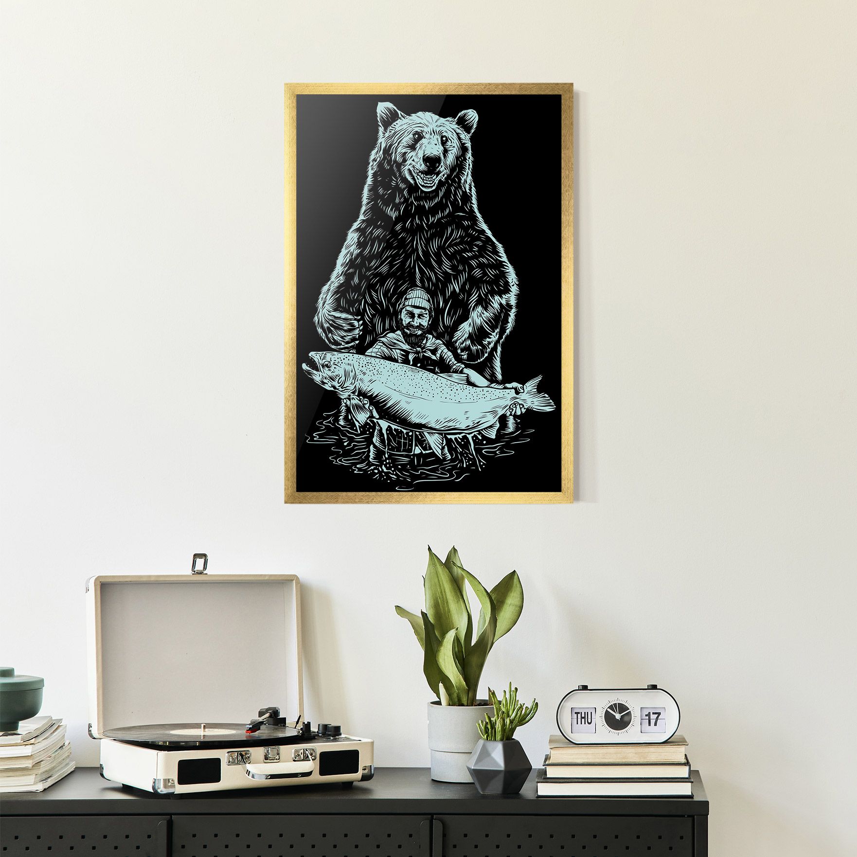 Fishing Bear mockup 2