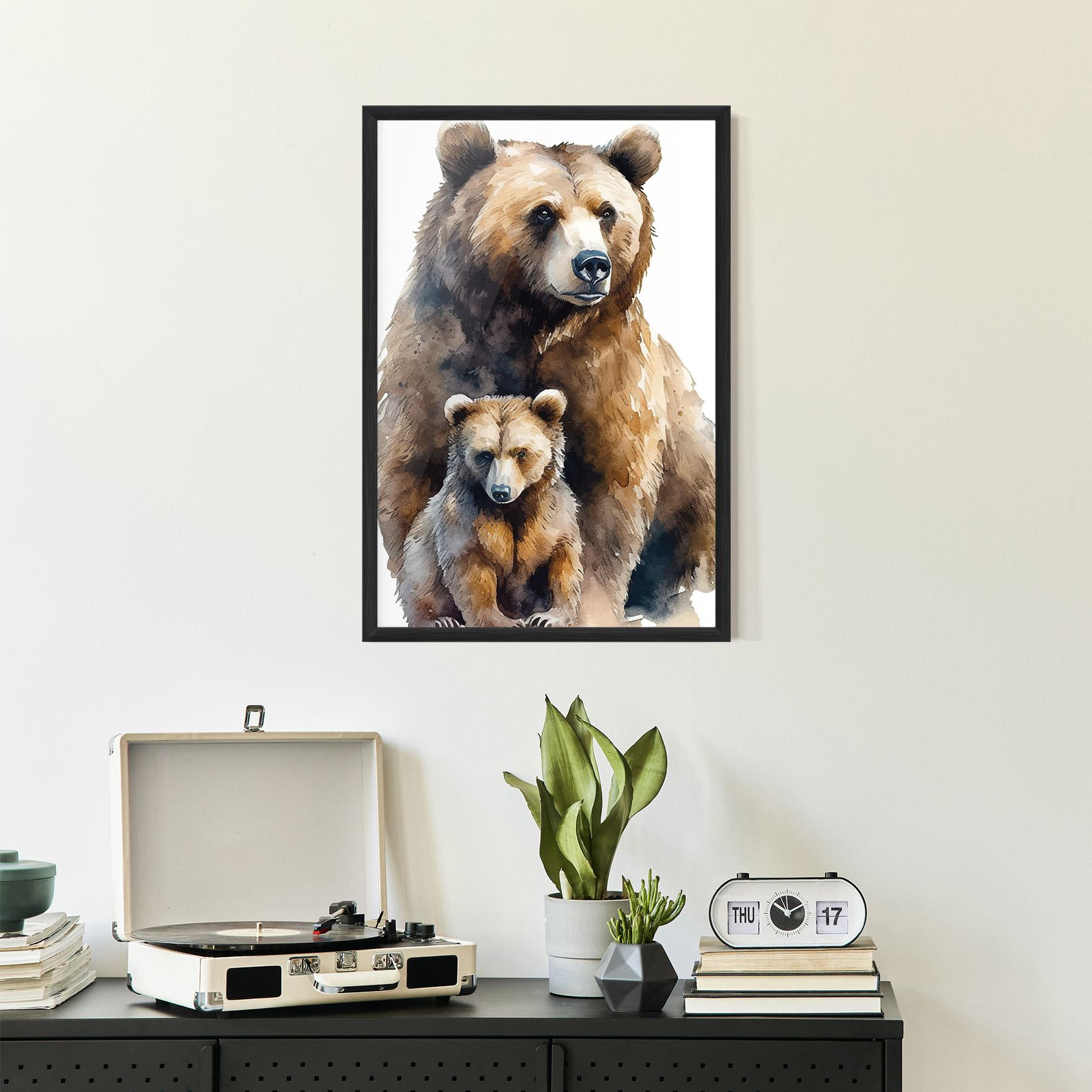 Poster Înrămat Mama Bear mockup 2