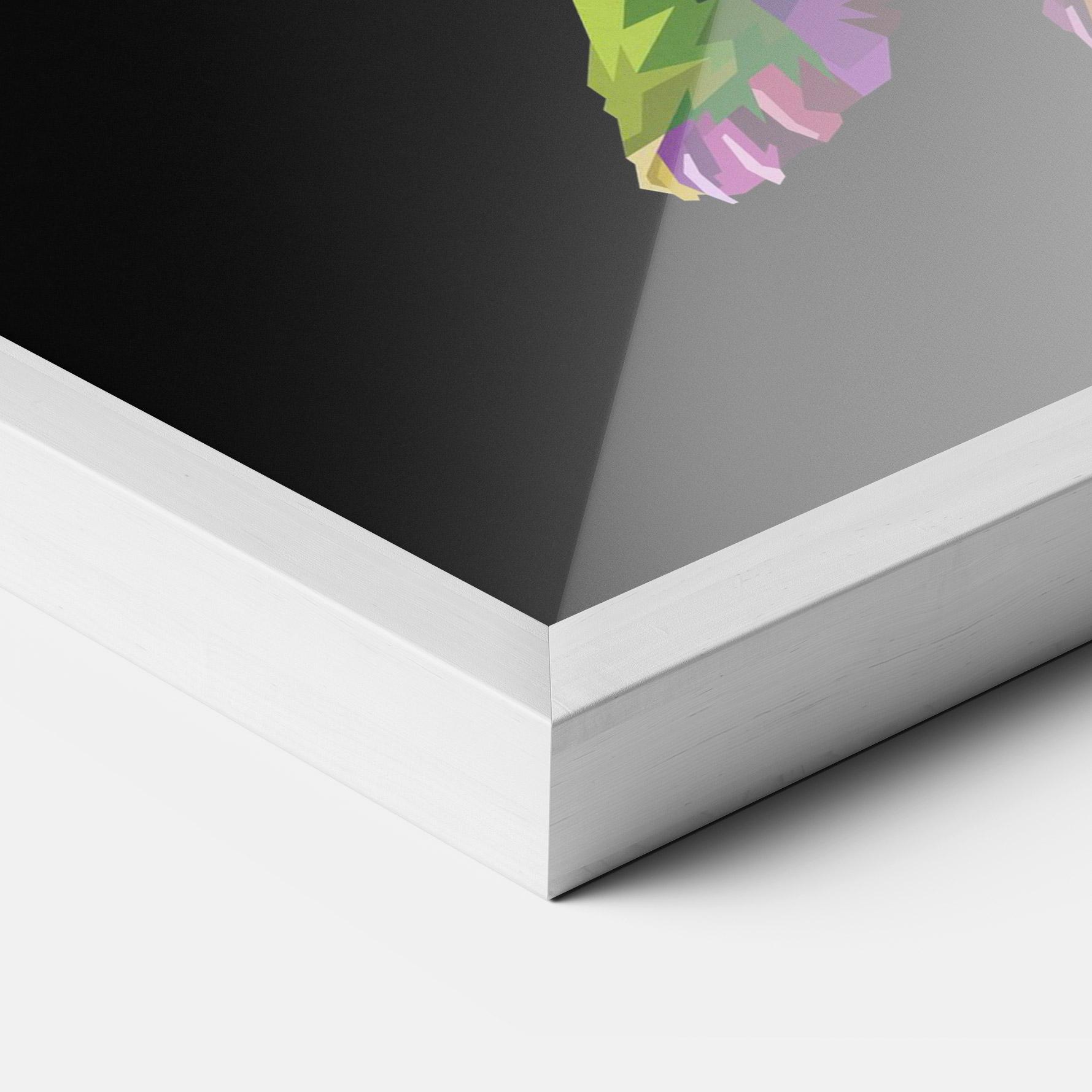 Poster Înrămat Colorful Icebear mockup 3