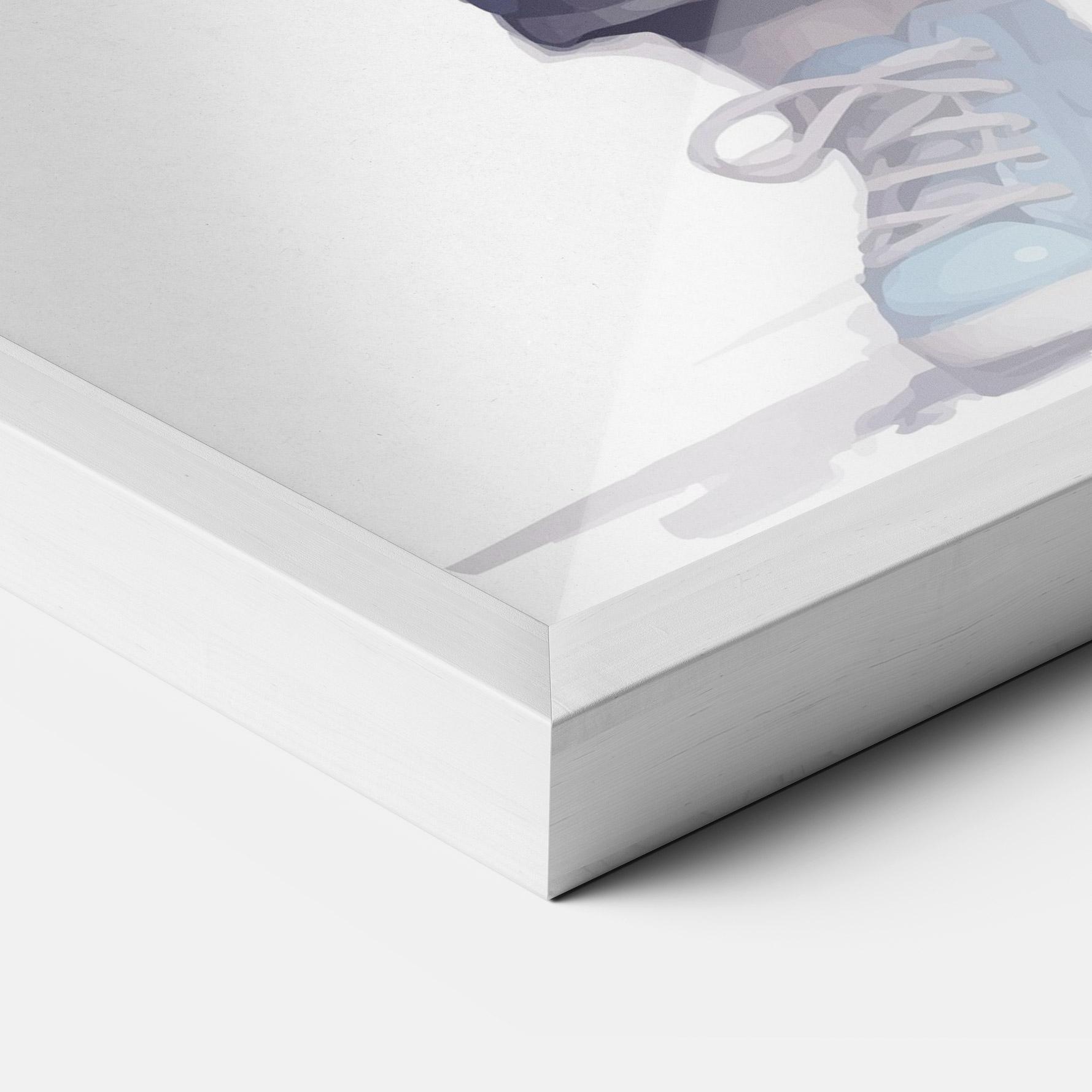 Poster Înrămat Glasses Bear mockup 3