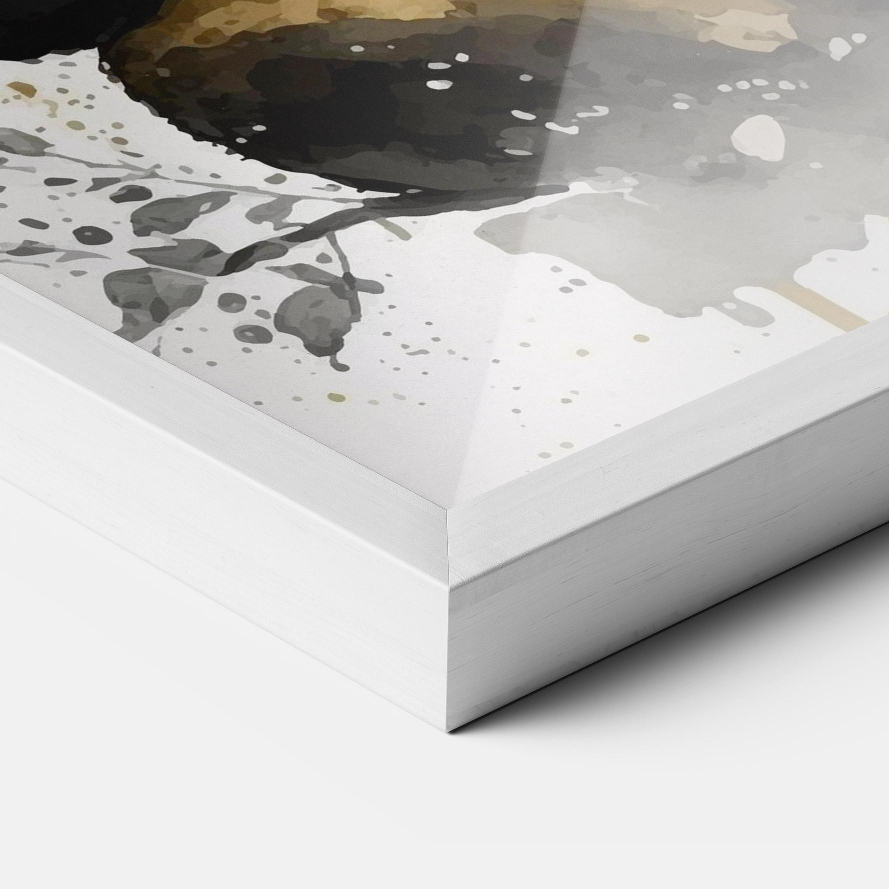 Poster Înrămat Gold Panda Art mockup 3