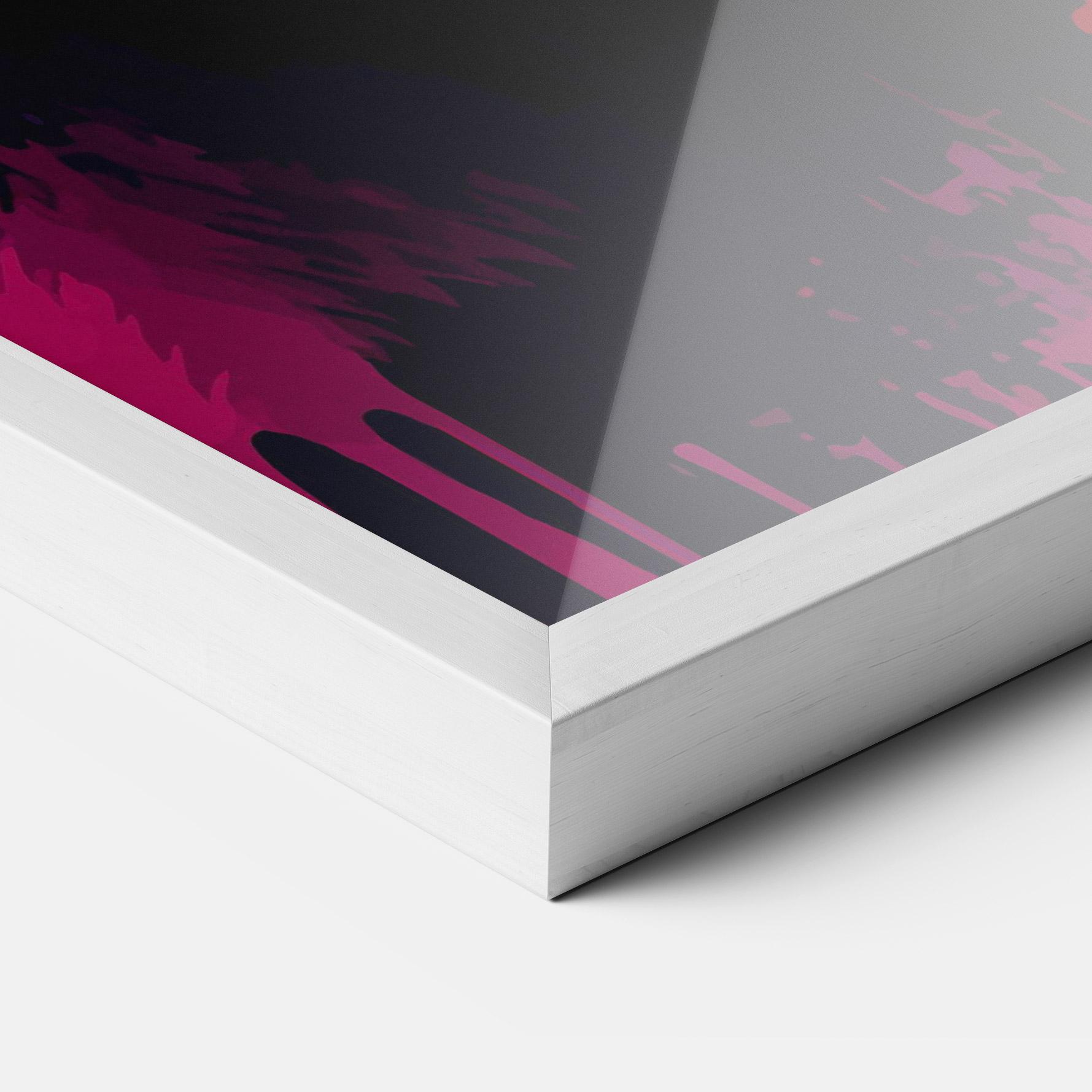 Poster Înrămat Panda Color Art mockup 3