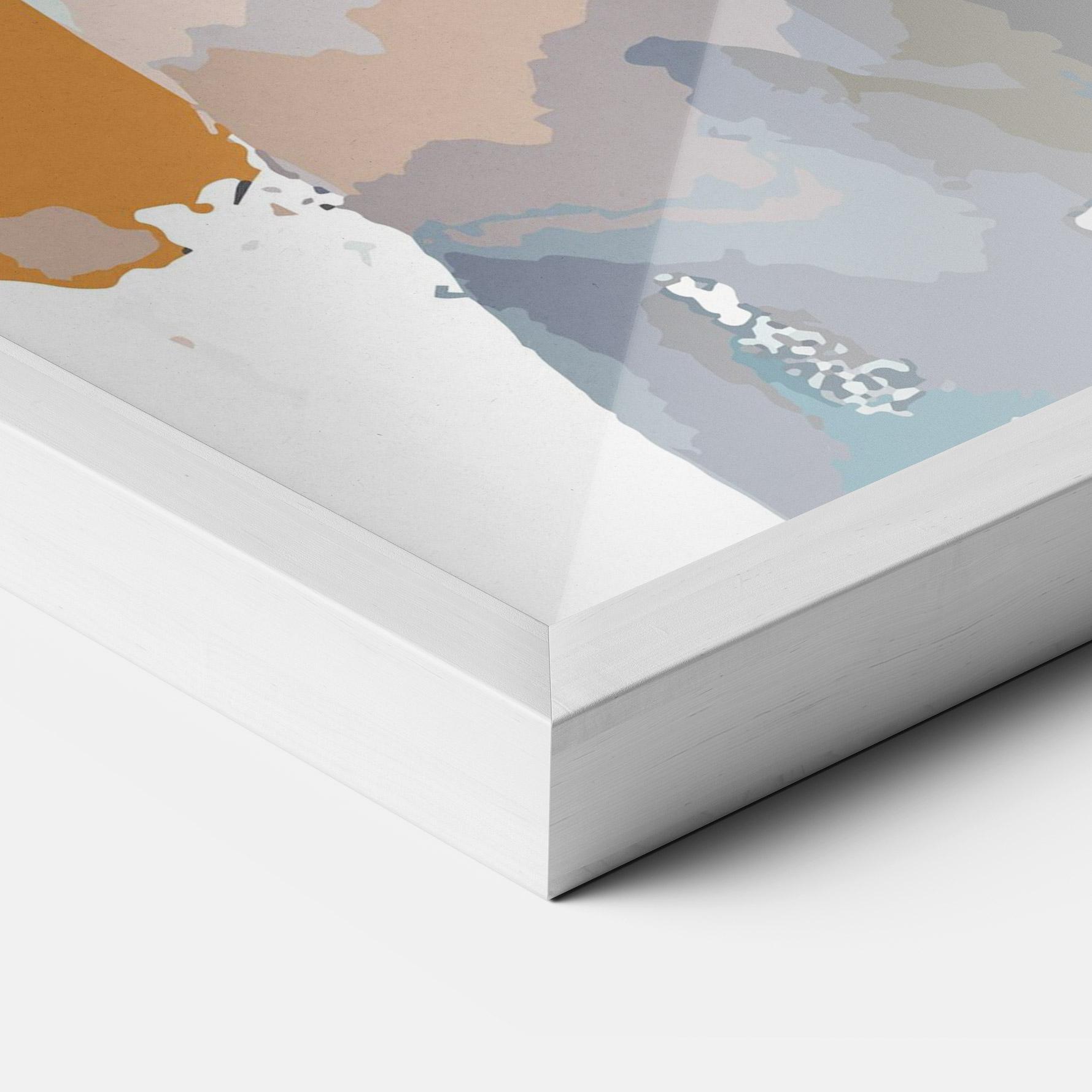 Poster Înrămat Polar White Bear mockup 3