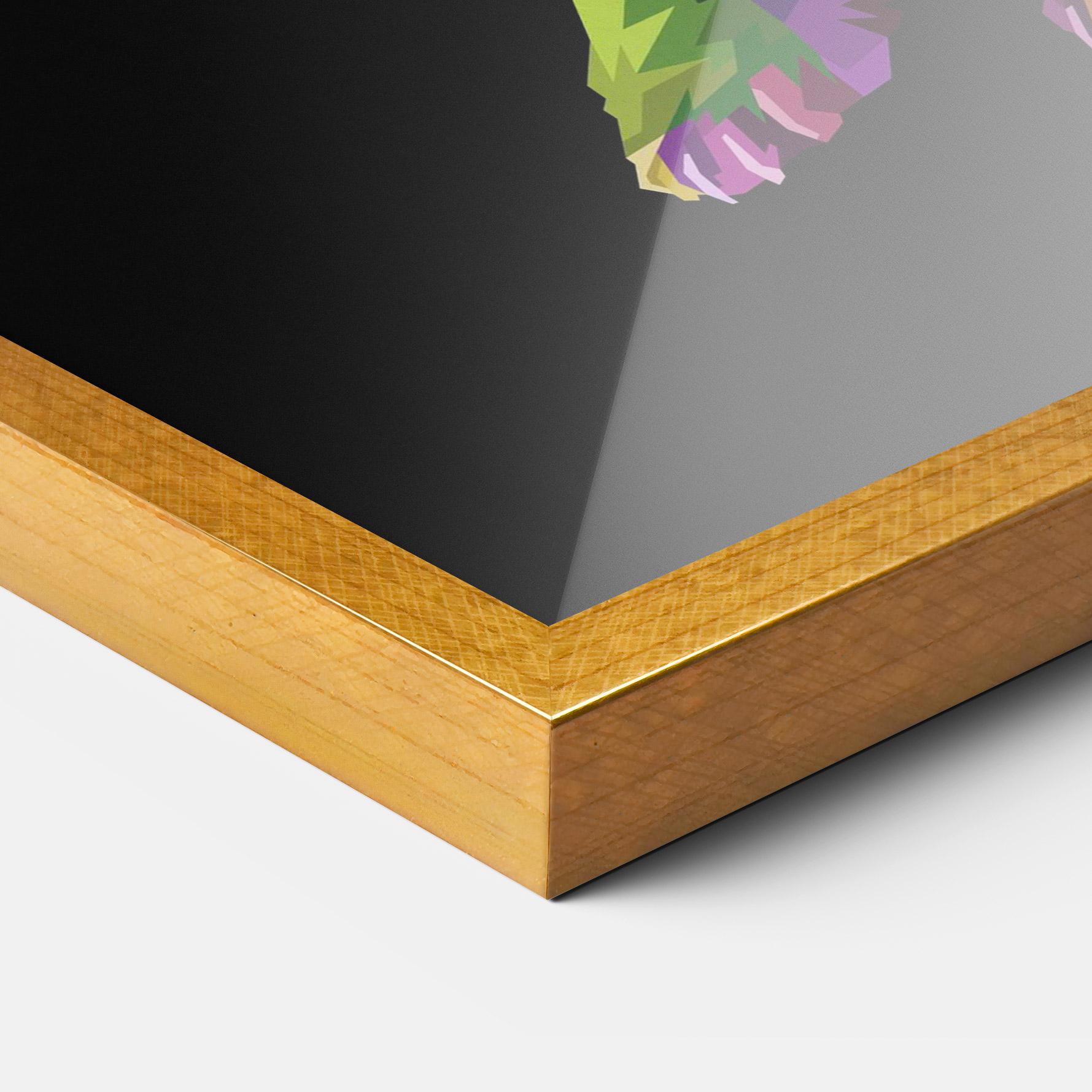 Poster Înrămat Colorful Icebear mockup 3